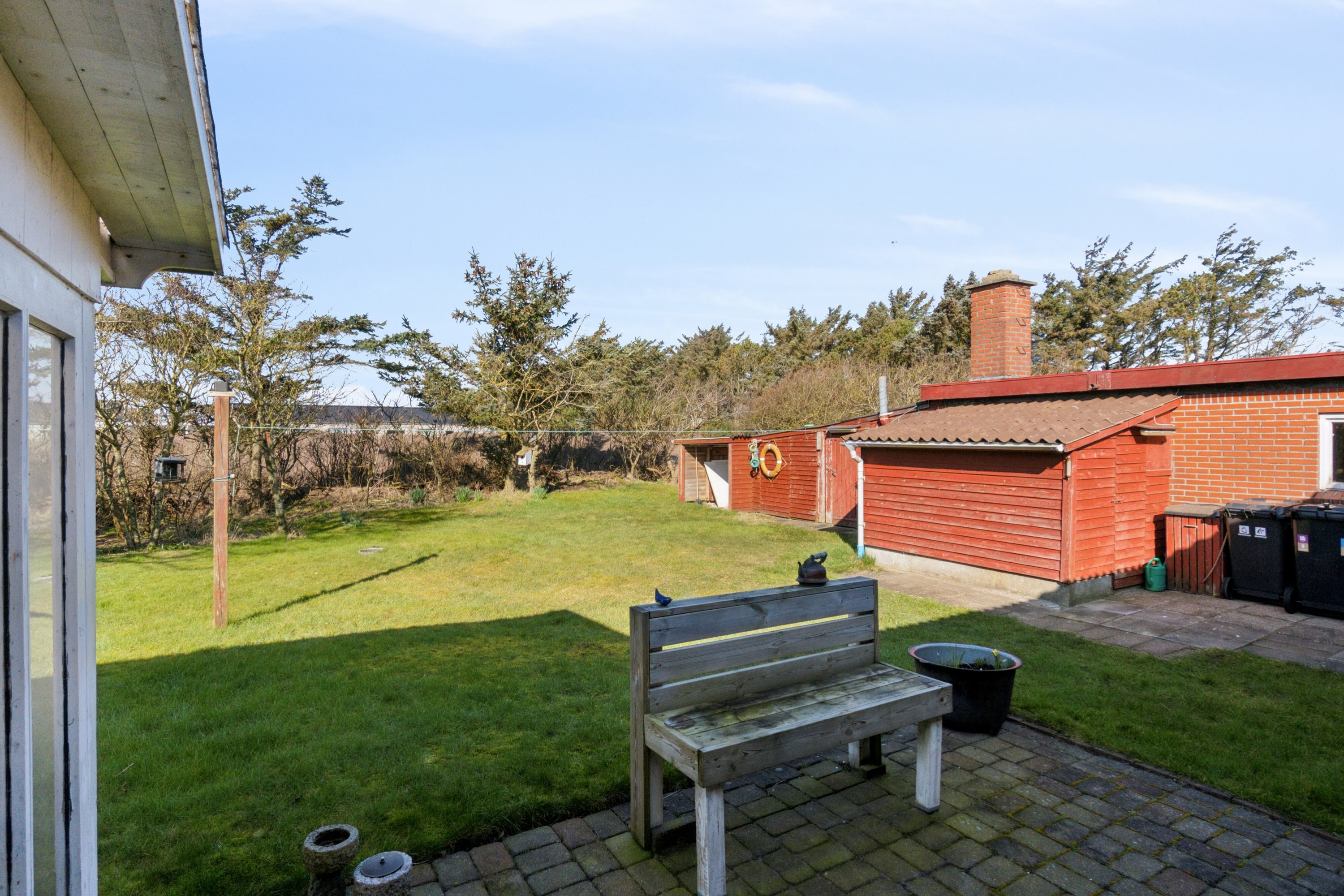 Fremhævet set fra haven billede i fuldskærmstilstand. Billede af Svanholmvej 3, Agger, 7770 Vestervig