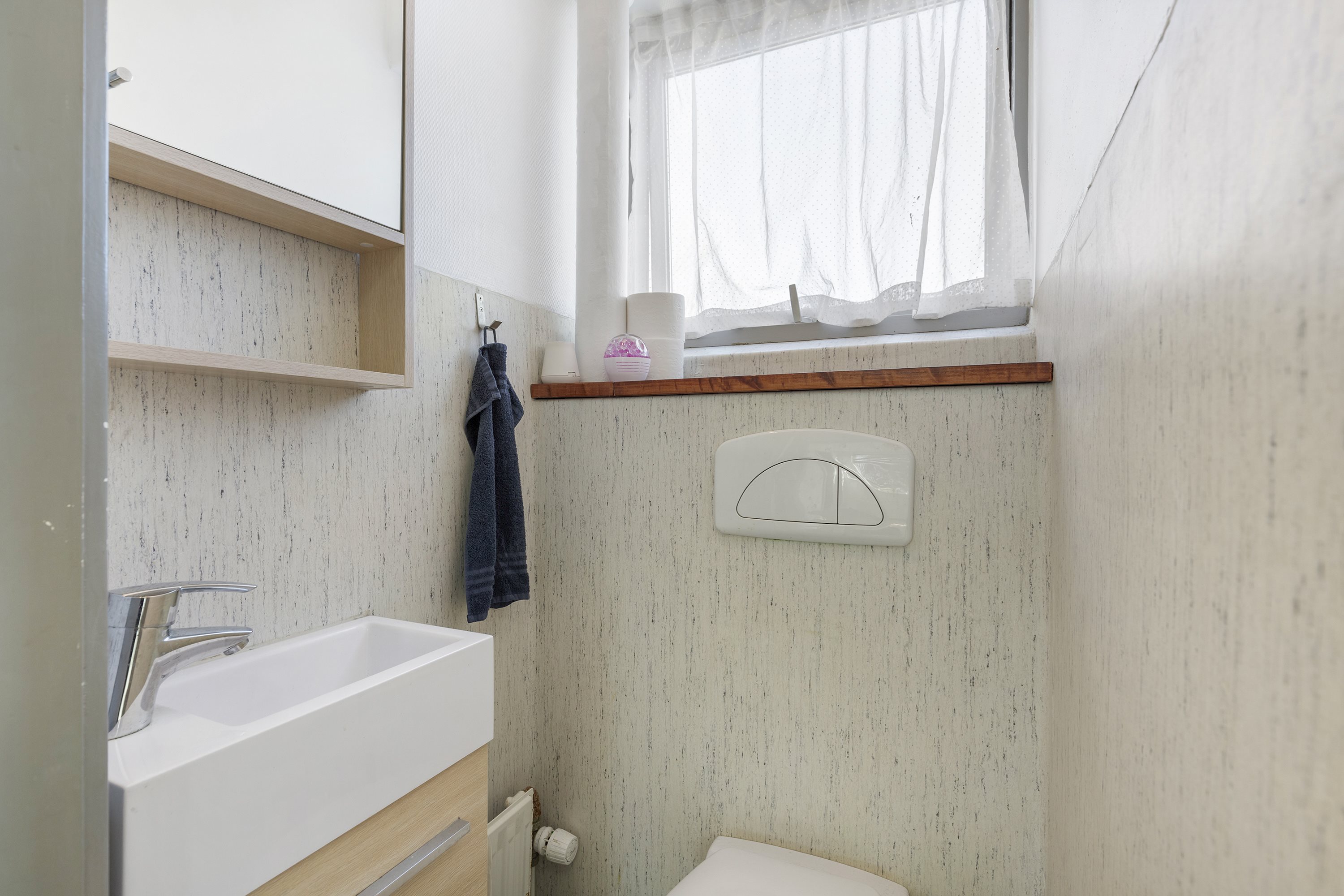 Fremhævet toilet billede i fuldskærmstilstand. Billede af Hørmestedvej 325, Hørmested, 9870 Sindal