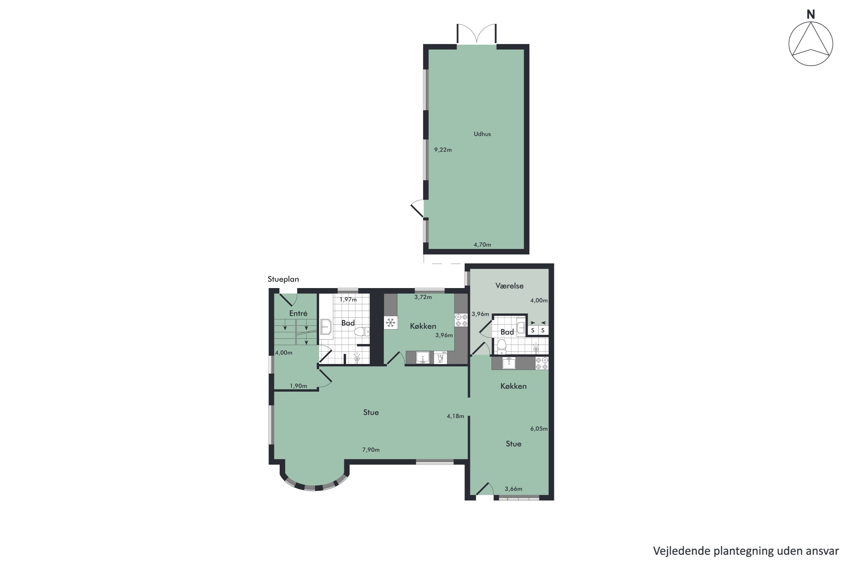 Plantegninger billede af Toftevej 46, 9400 Nørresundby