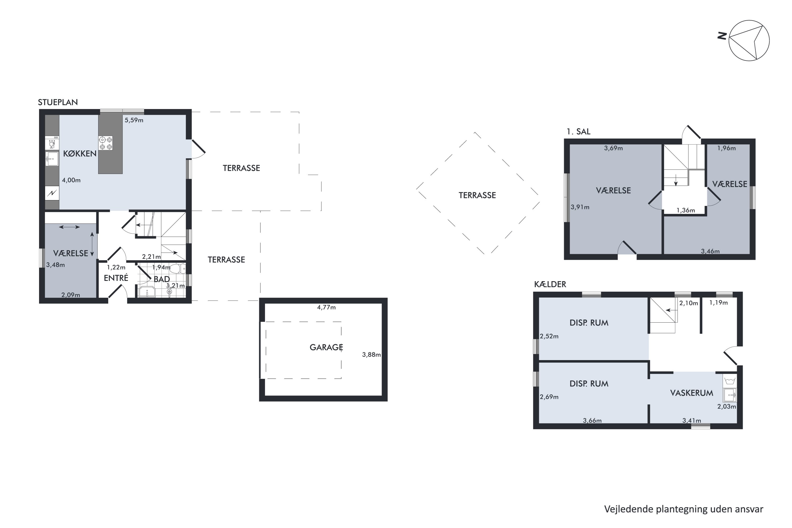 Plantegninger billede af Dr Louise Vej 11, 8500 Grenaa