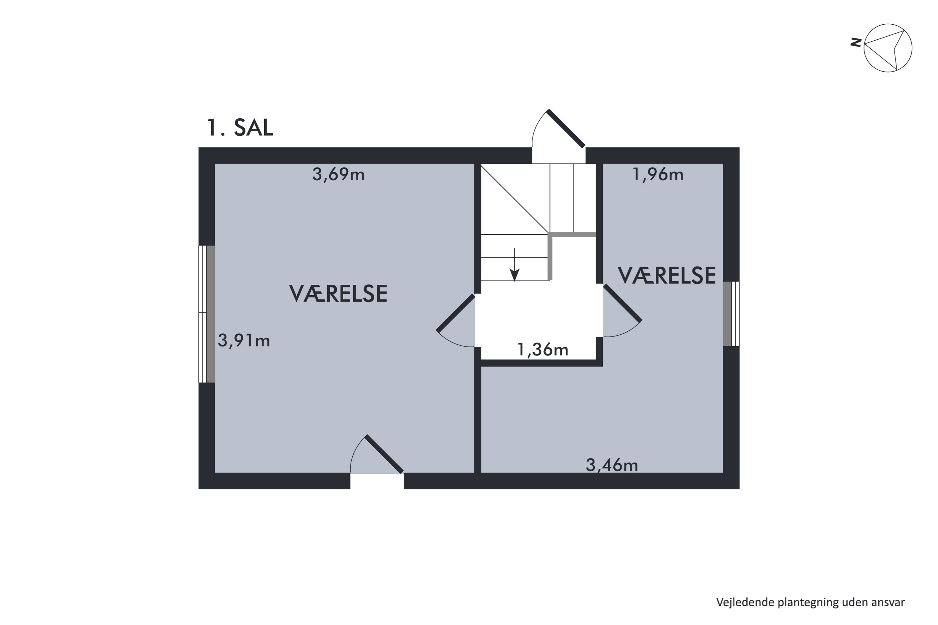 Plantegninger billede af Dr Louise Vej 11, 8500 Grenaa