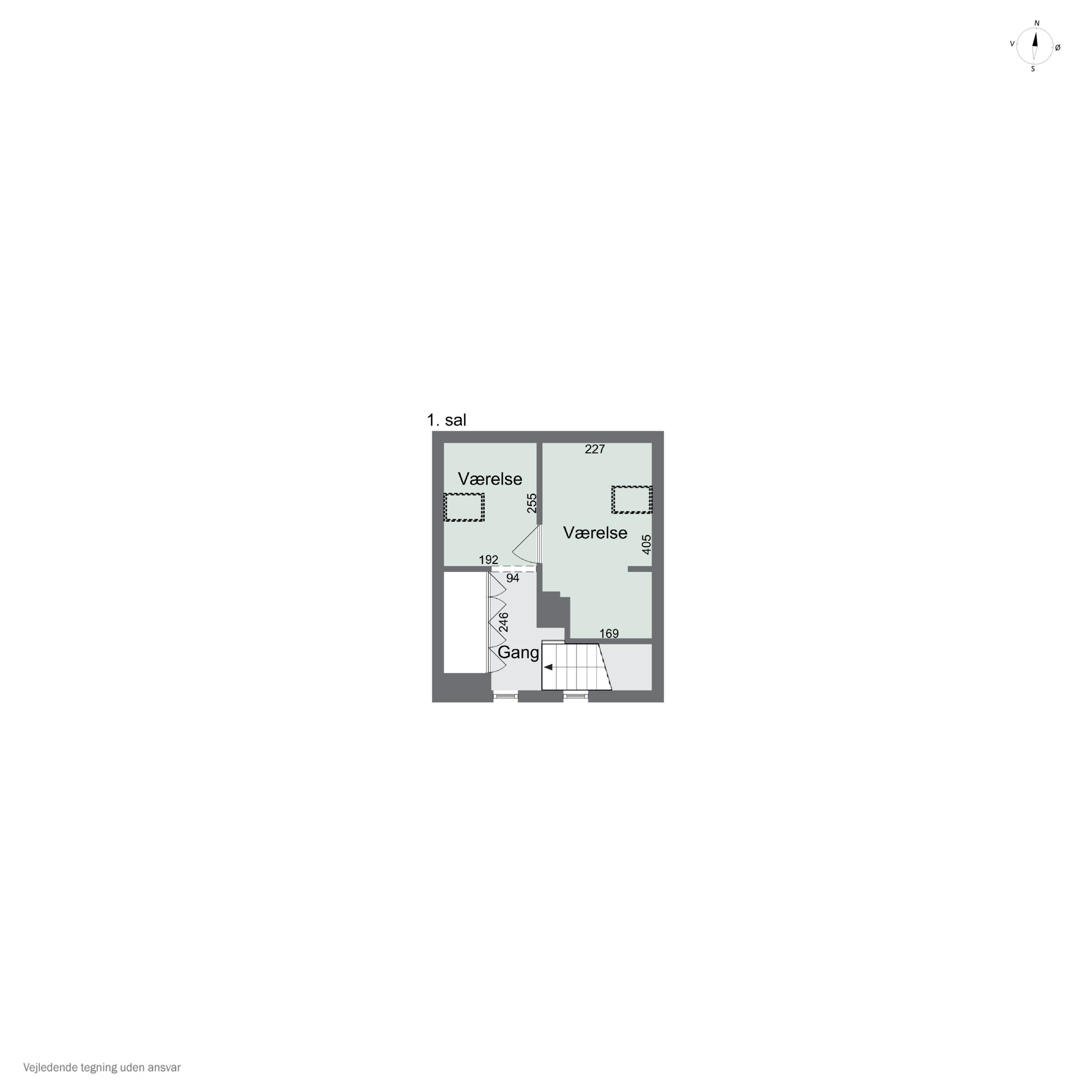 Plantegninger billede af Johnsens Tværvej 13, 3700 Rønne
