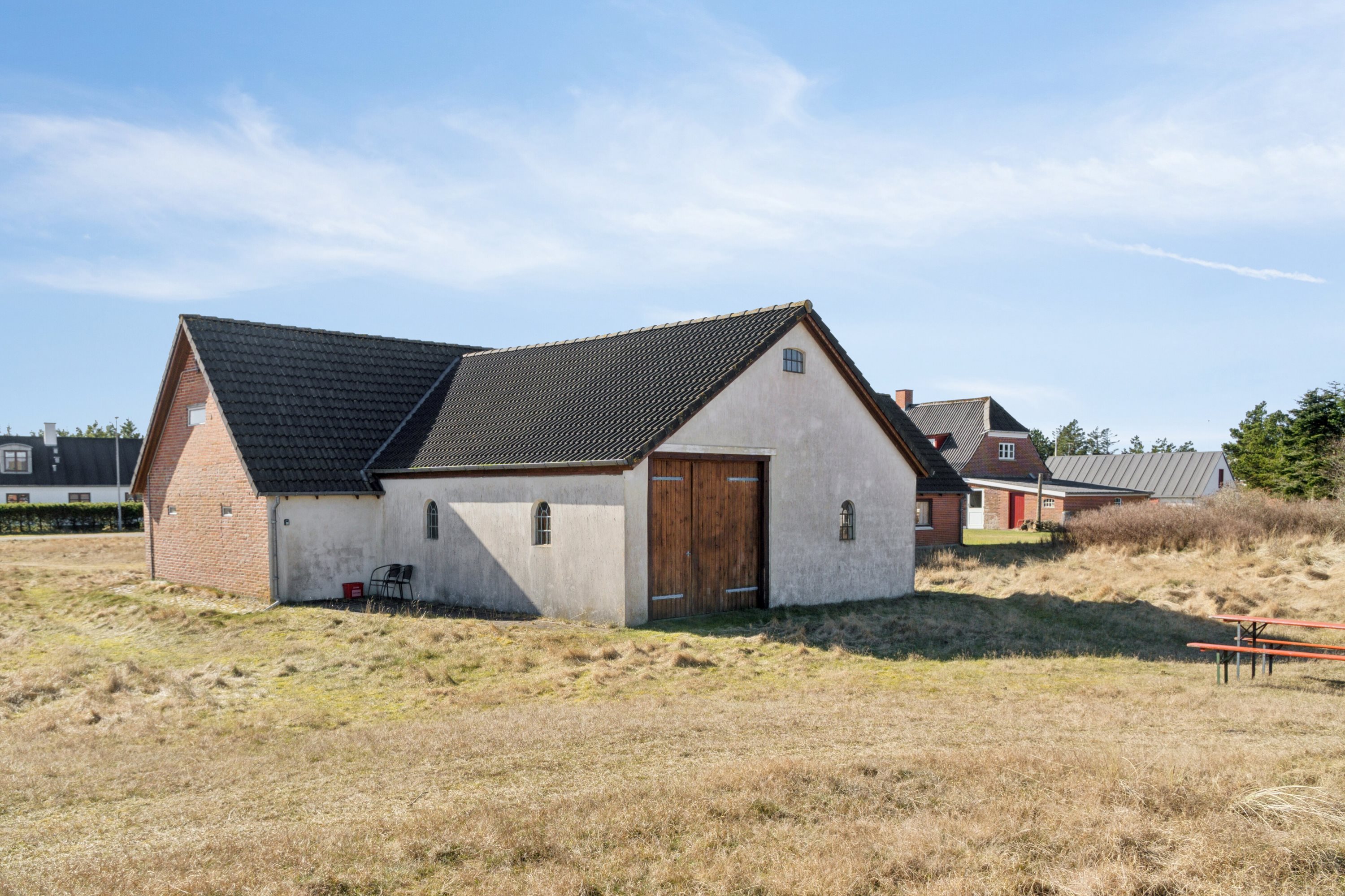 Fremhævet set fra haven billede i fuldskærmstilstand. Billede af Lyngbyvej 24, Lyngby, 7755 Bedsted Thy