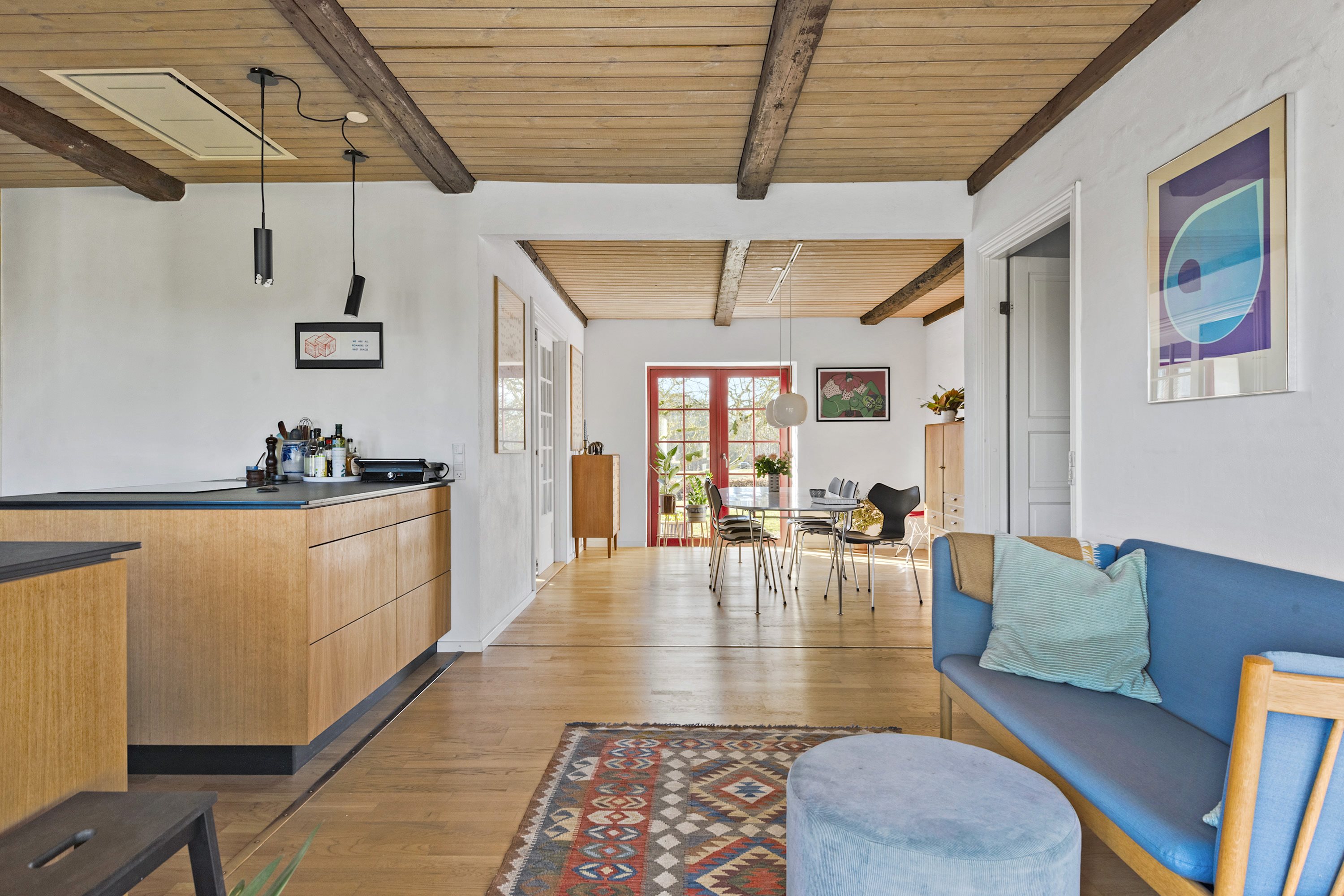 Fremhævet stue billede i fuldskærmstilstand. Billede af Ballevej 127, 8300 Odder