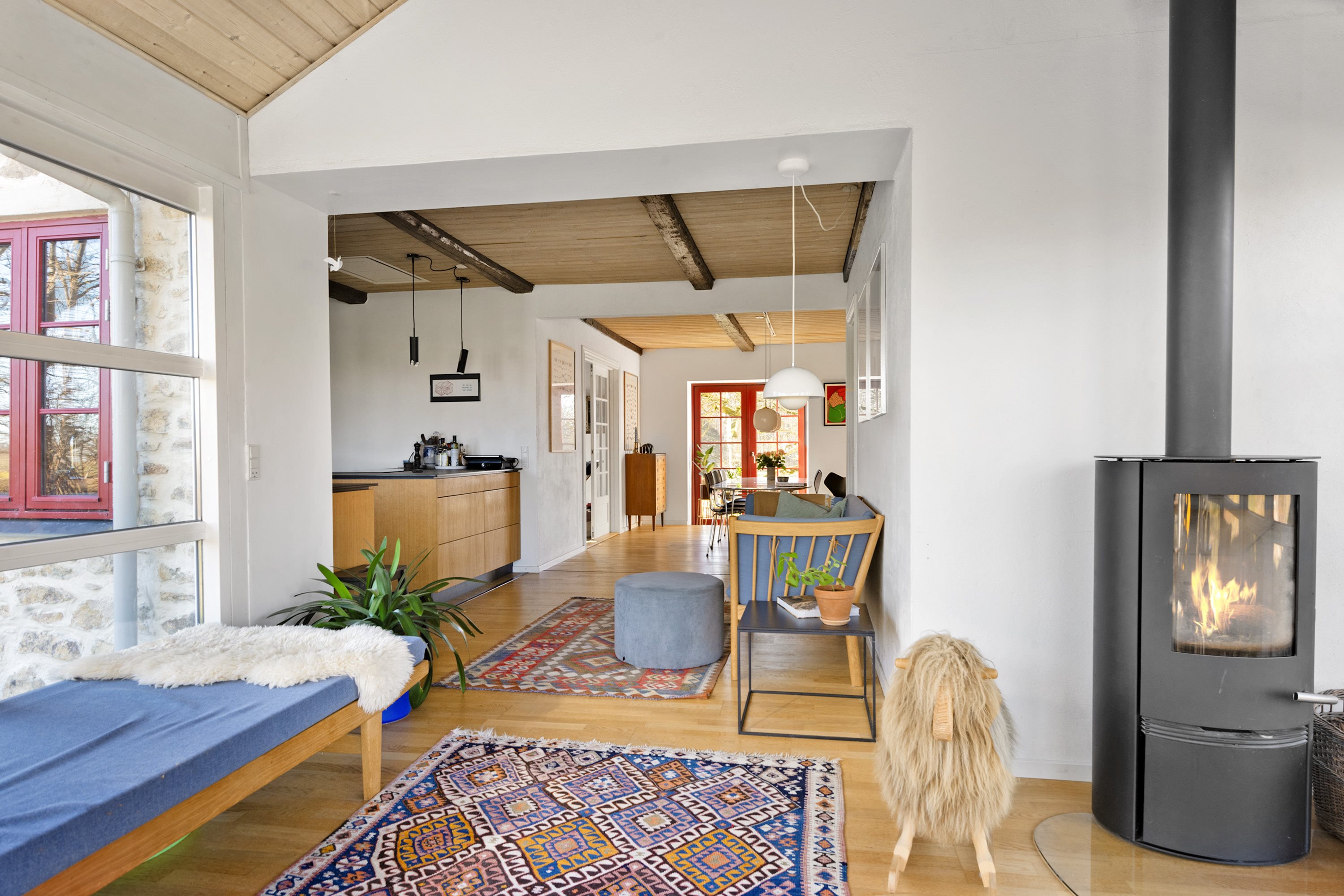 Fremhævet stue billede i fuldskærmstilstand. Billede af Ballevej 127, 8300 Odder