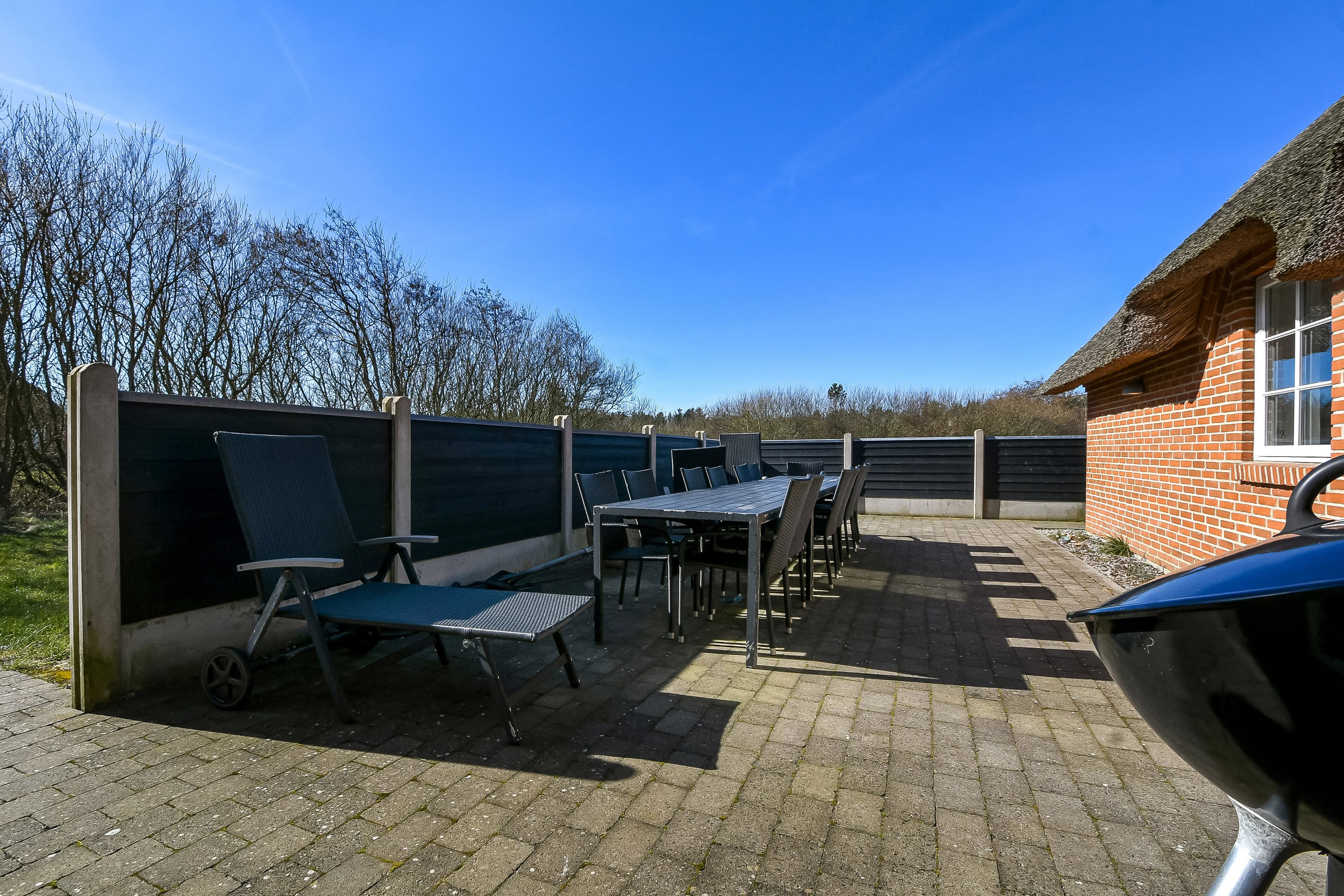 Fremhævet terrasse billede i fuldskærmstilstand. Billede af Kornbjergvej 19, Husby, 6990 Ulfborg