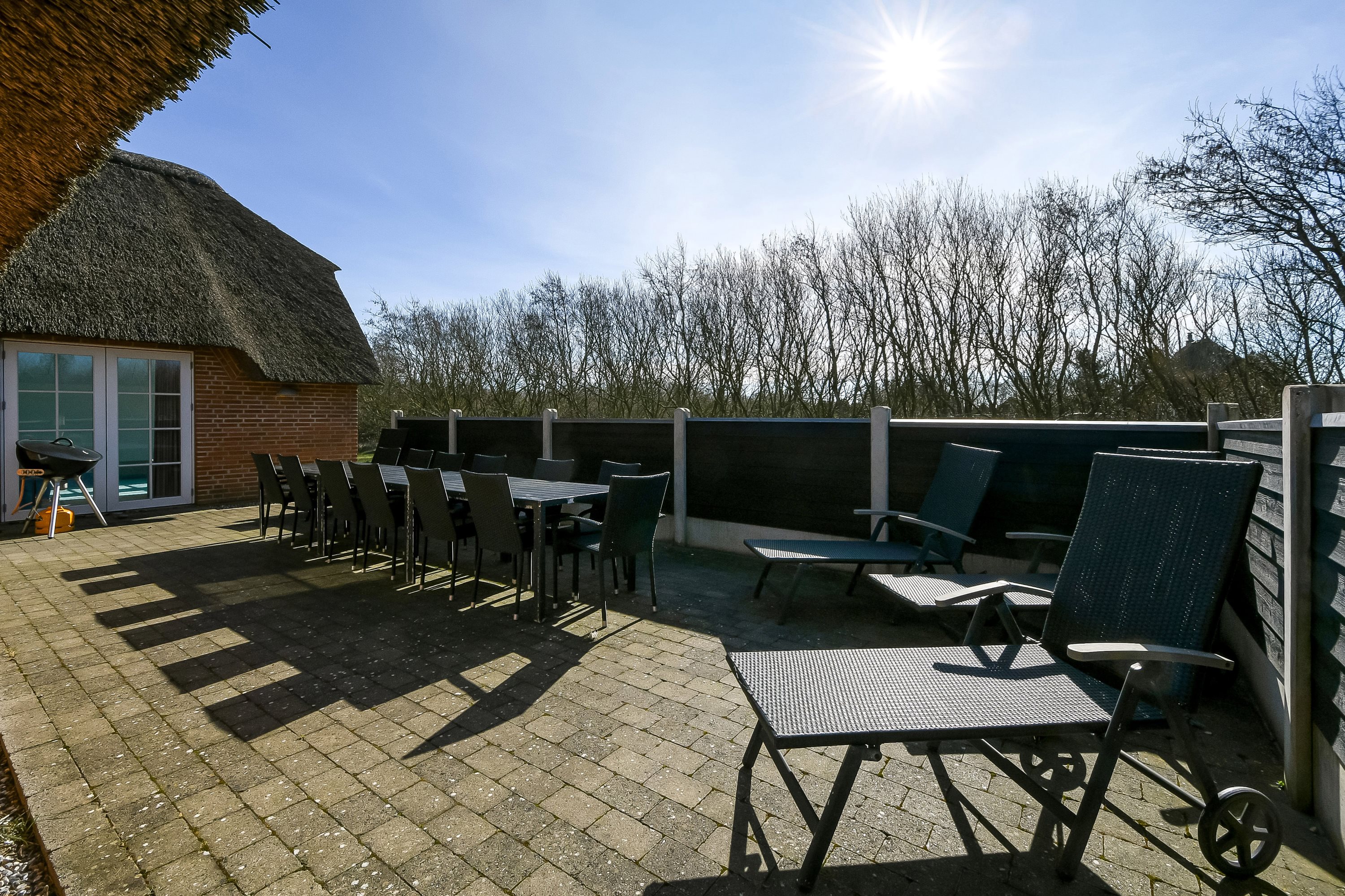 Fremhævet terrasse billede i fuldskærmstilstand. Billede af Kornbjergvej 19, Husby, 6990 Ulfborg