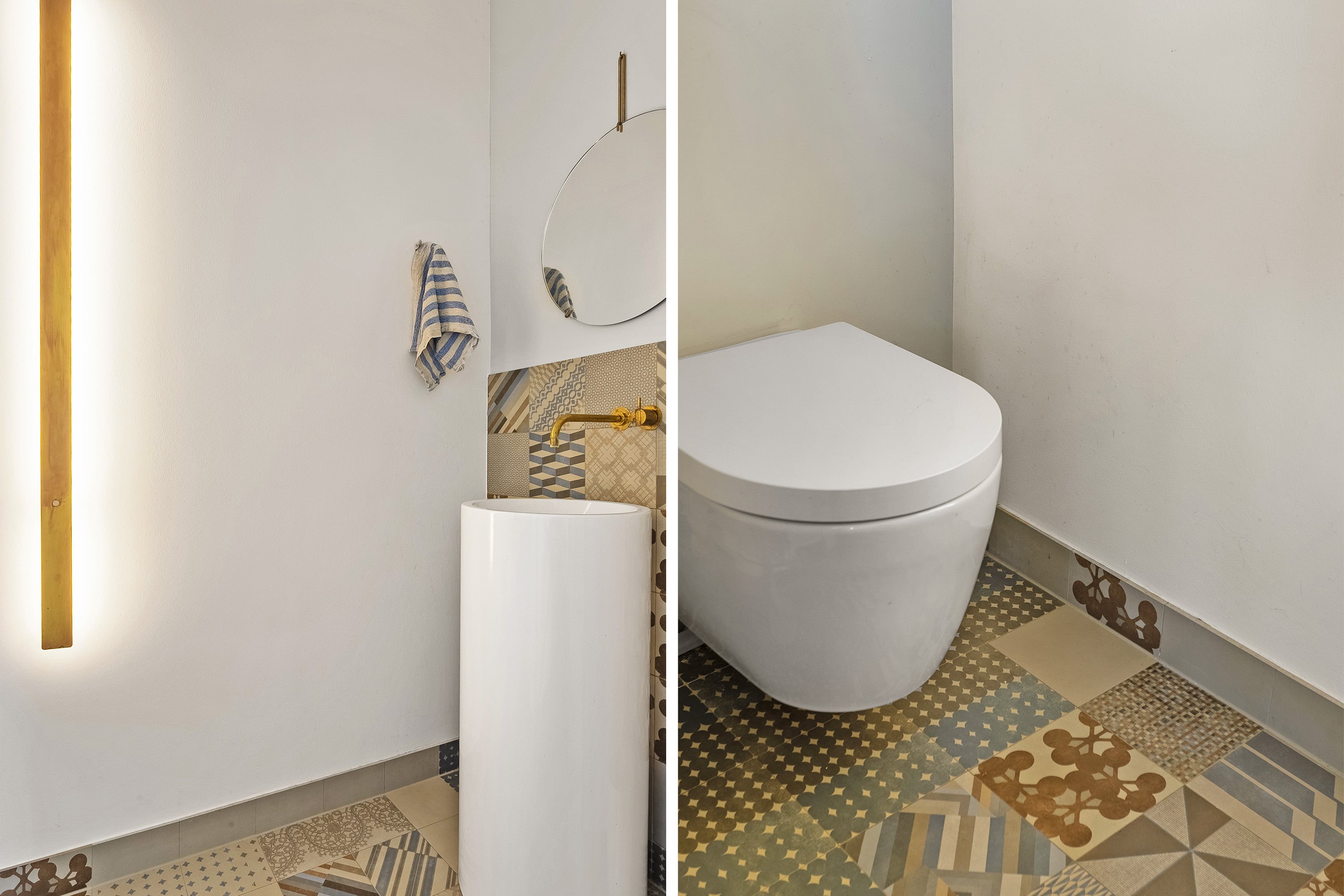 Fremhævet badeværelse billede i fuldskærmstilstand. Billede af Maltvej 94, Malt, 6600 Vejen