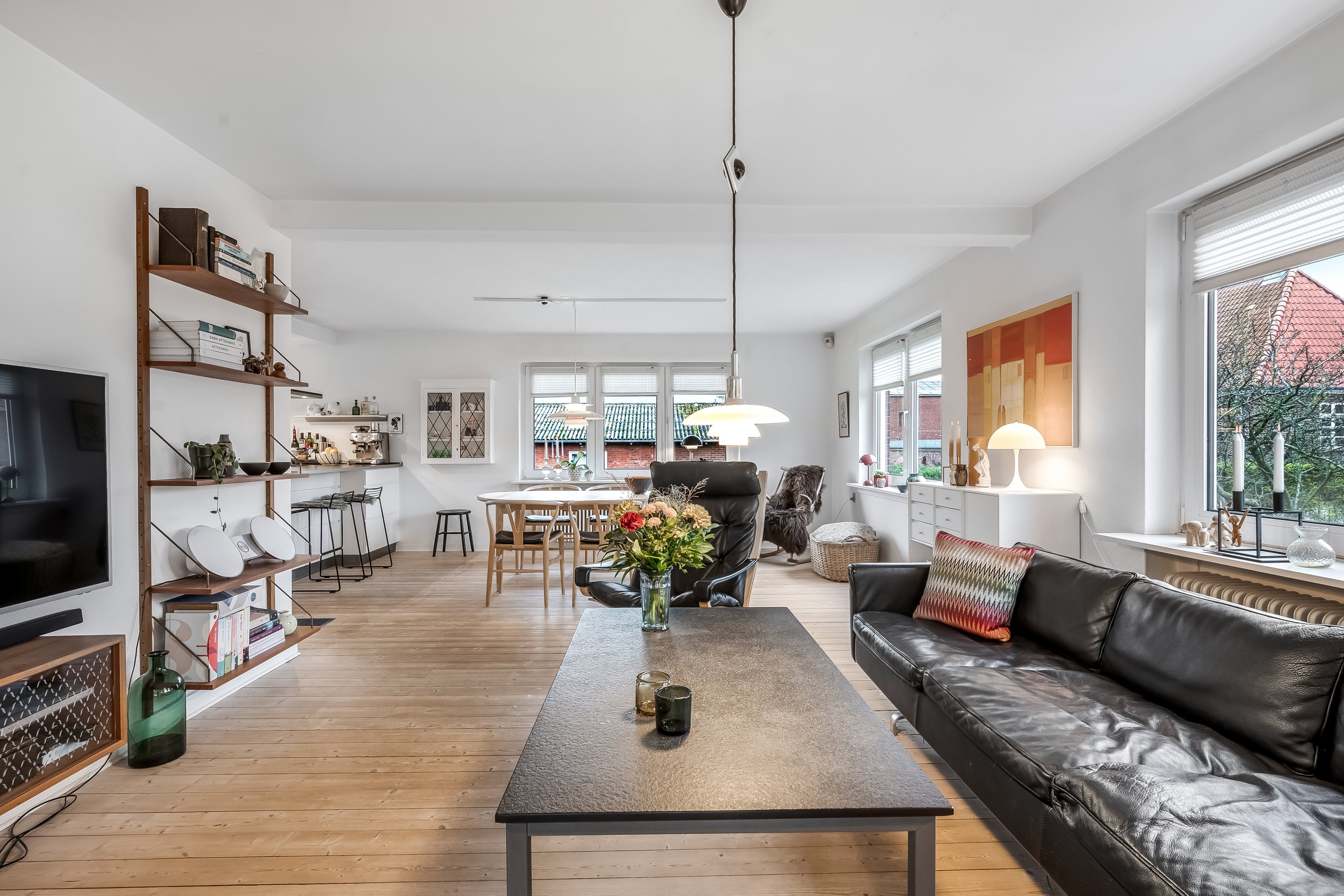 Fremhævet stue billede i fuldskærmstilstand. Billede af Skovbrynet 3, 7620 Lemvig