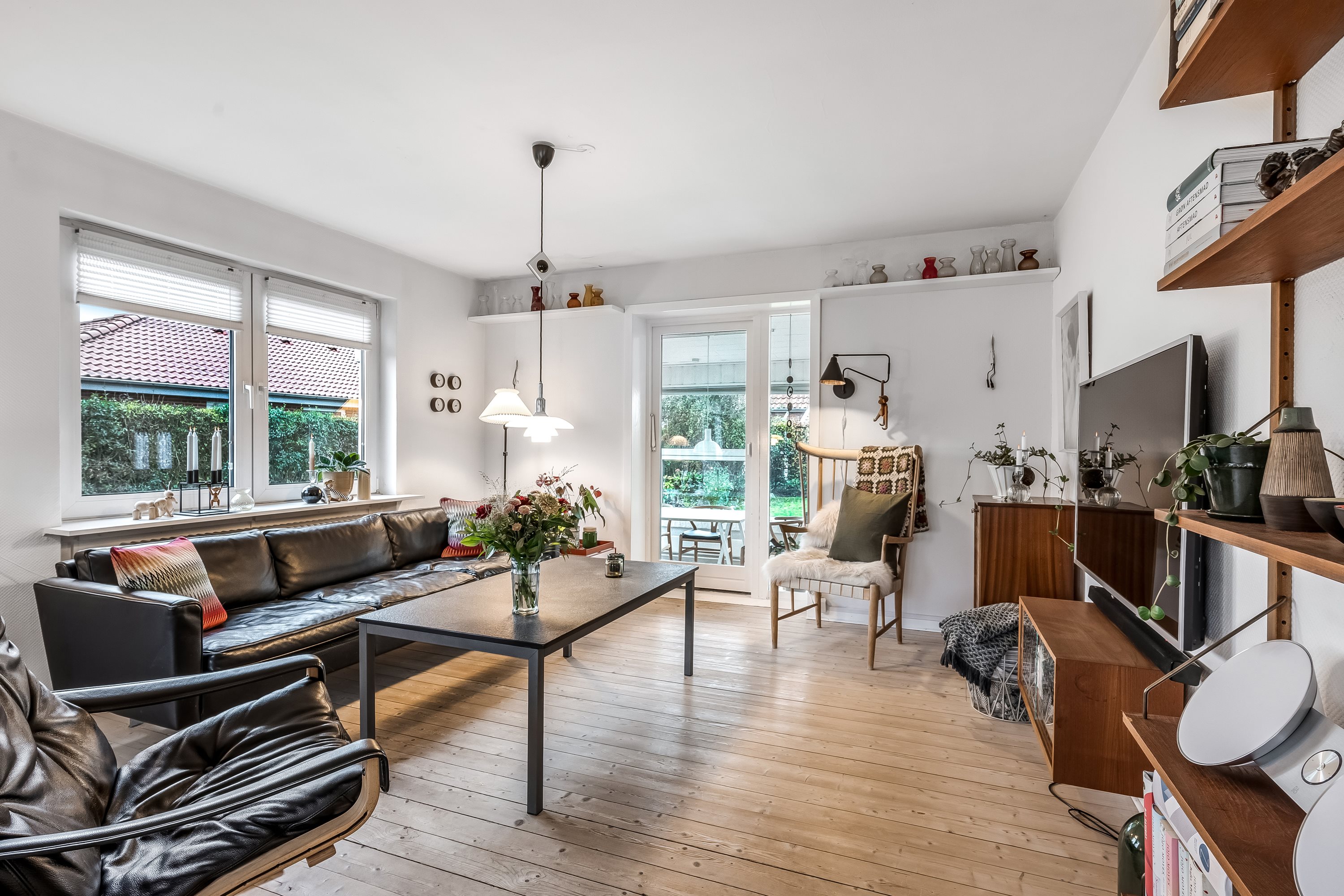 Fremhævet stue billede i fuldskærmstilstand. Billede af Skovbrynet 3, 7620 Lemvig