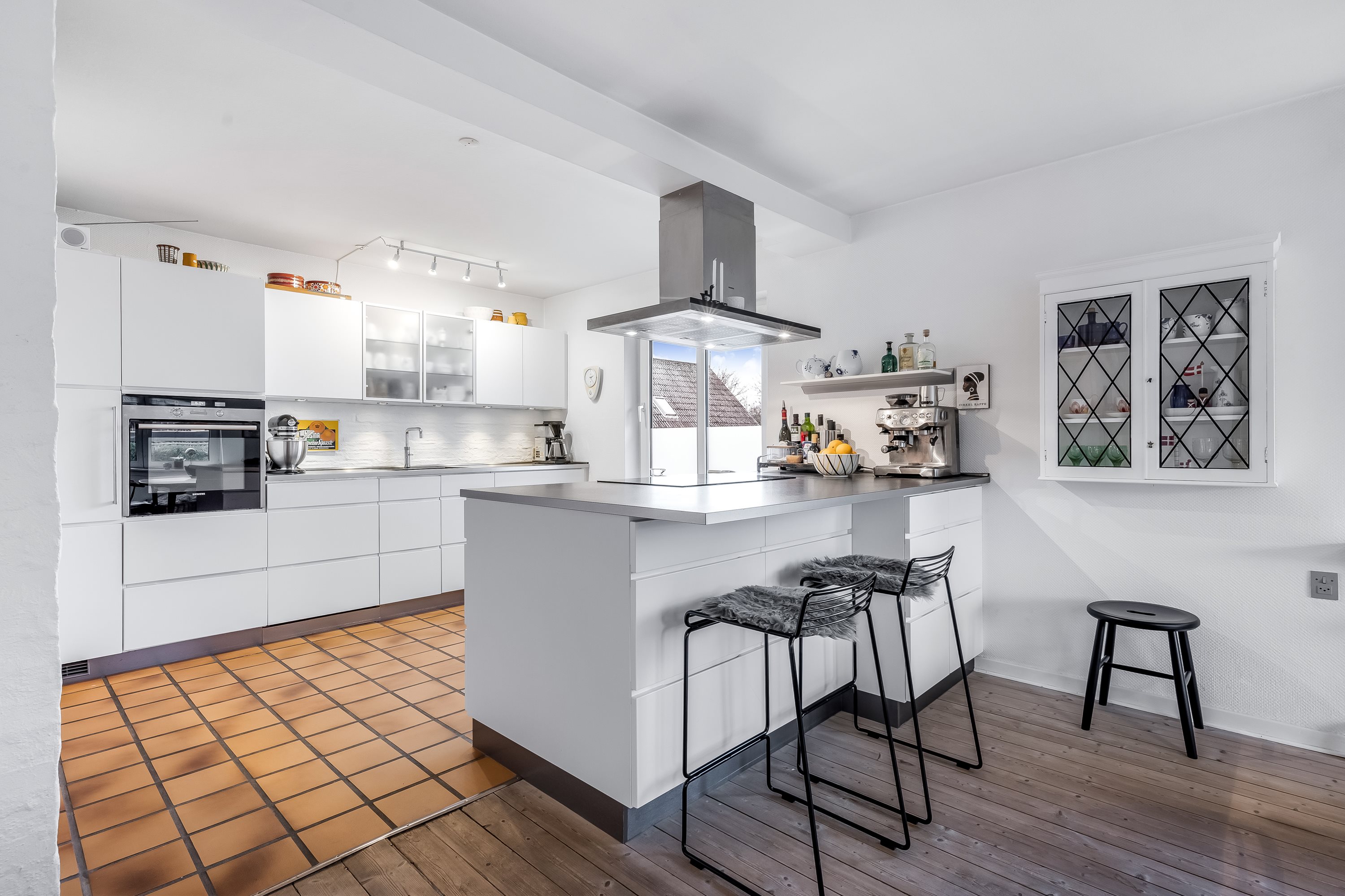 Fremhævet køkken billede i fuldskærmstilstand. Billede af Skovbrynet 3, 7620 Lemvig
