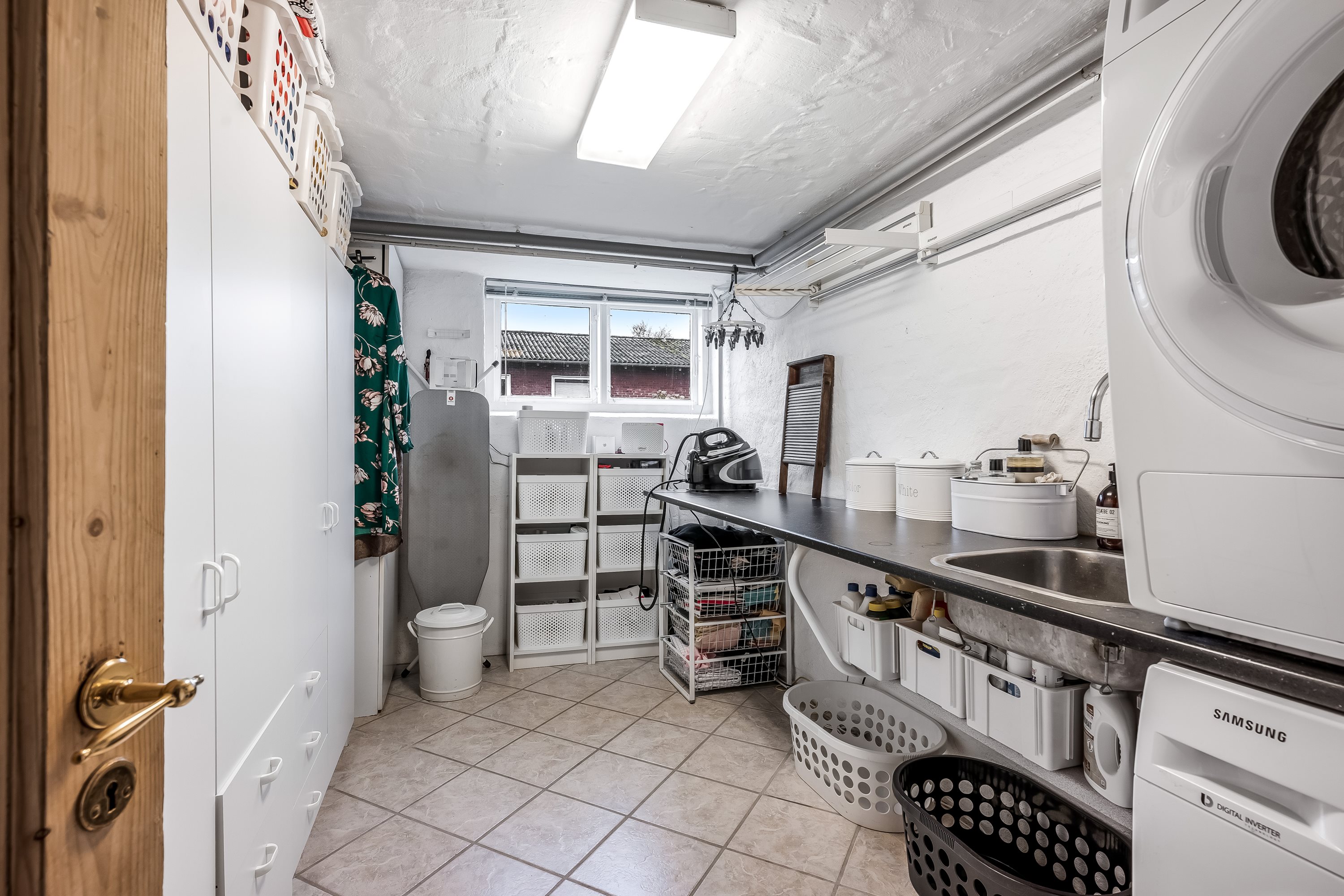 Fremhævet vaskerum billede i fuldskærmstilstand. Billede af Skovbrynet 3, 7620 Lemvig