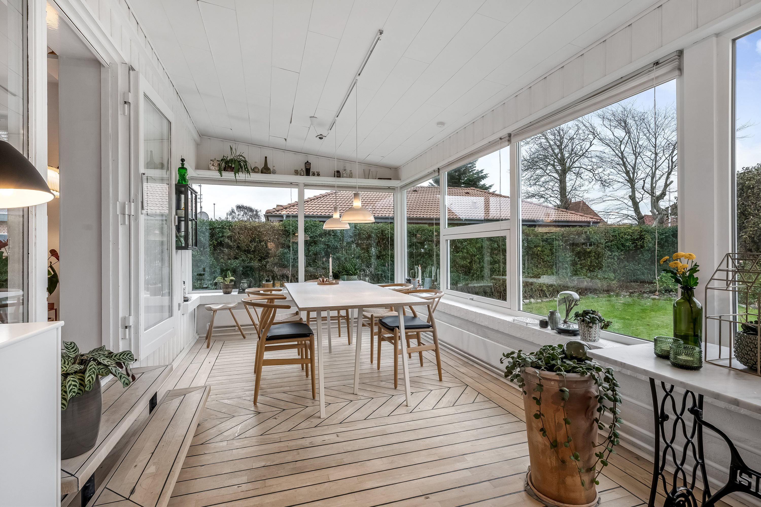 Fremhævet udestue billede i fuldskærmstilstand. Billede af Skovbrynet 3, 7620 Lemvig