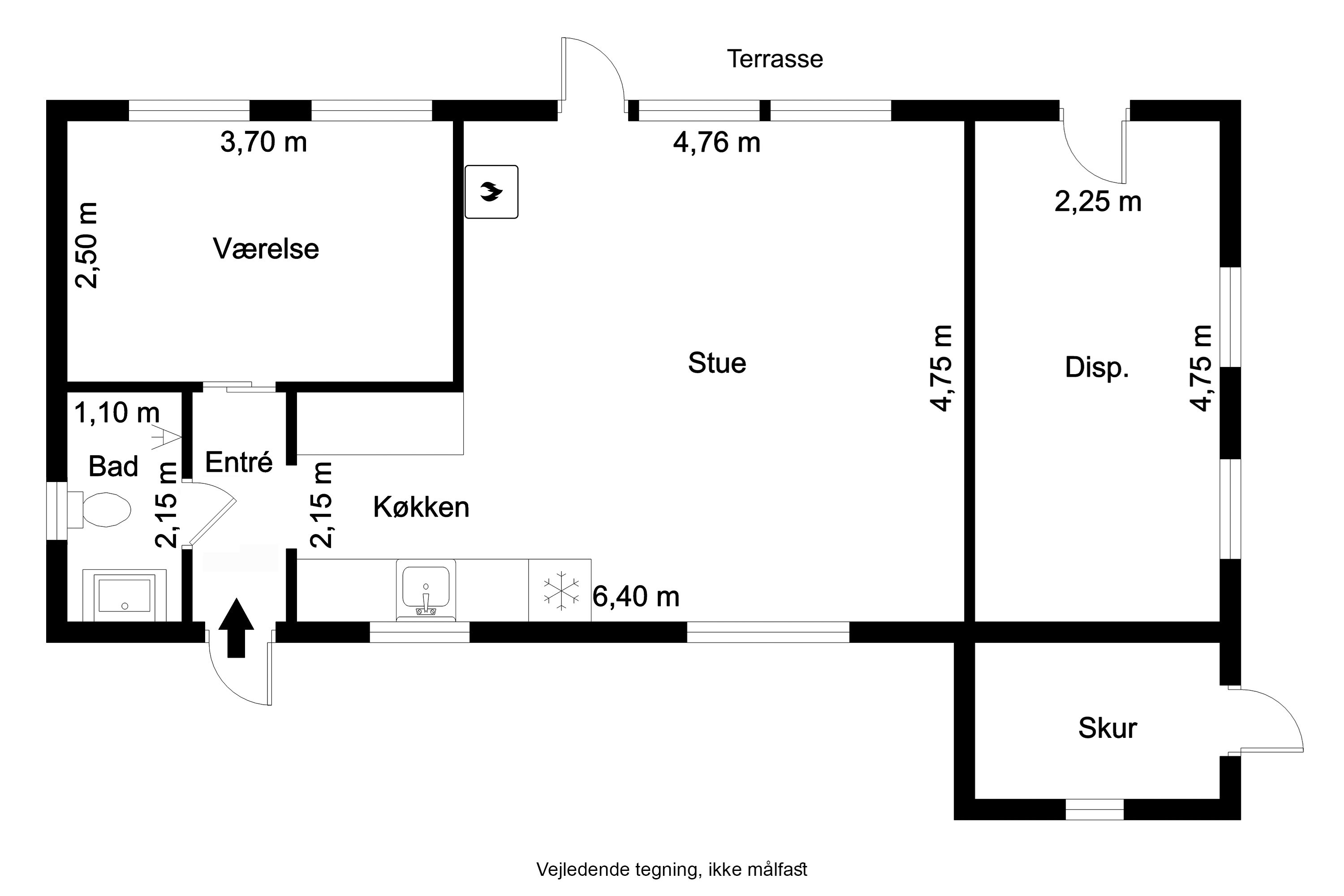 Plantegninger billede af Gefionvej 24, 2740 Skovlunde