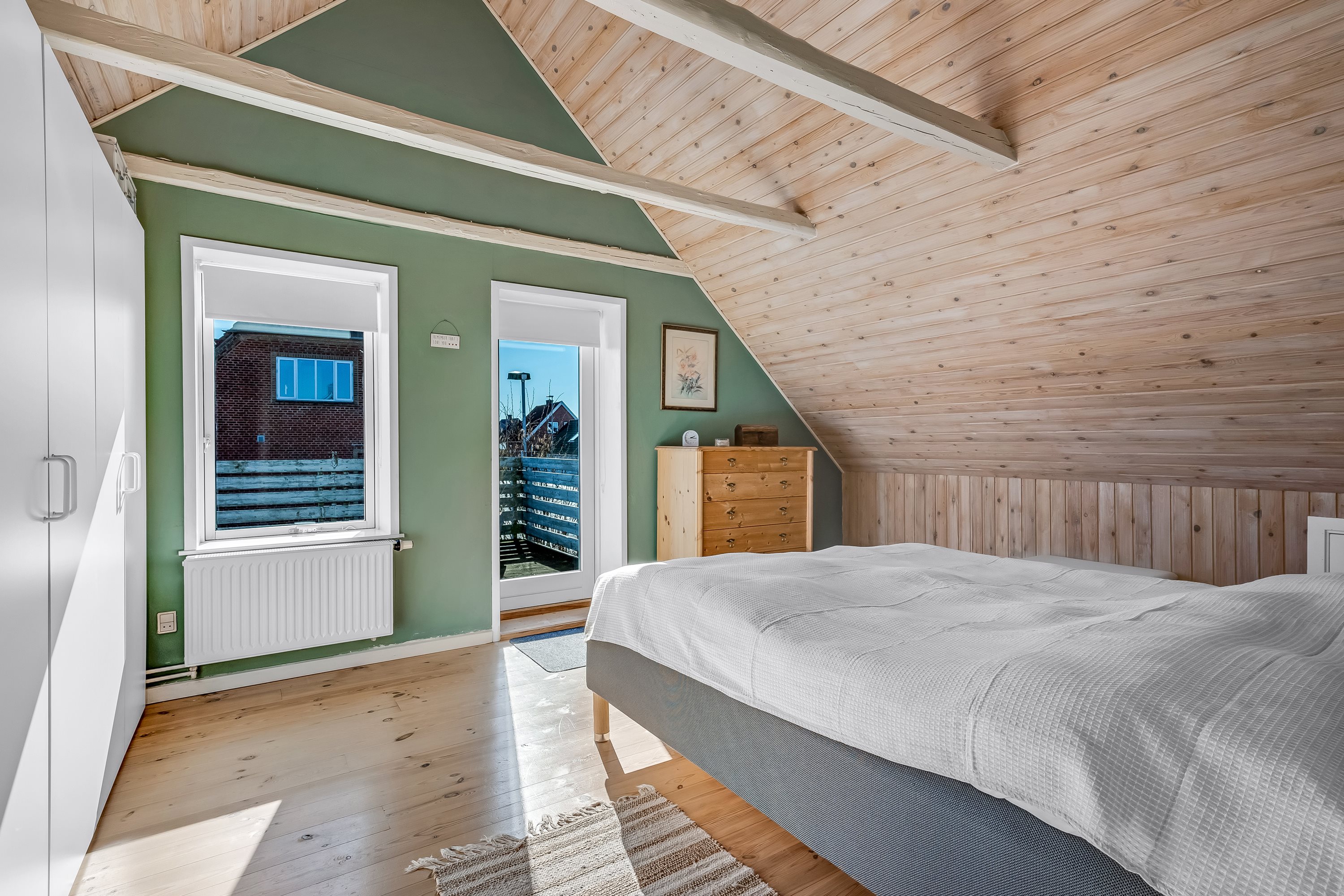 Fremhævet soveværelse billede i fuldskærmstilstand. Billede af Skjernvej 39, 7500 Holstebro