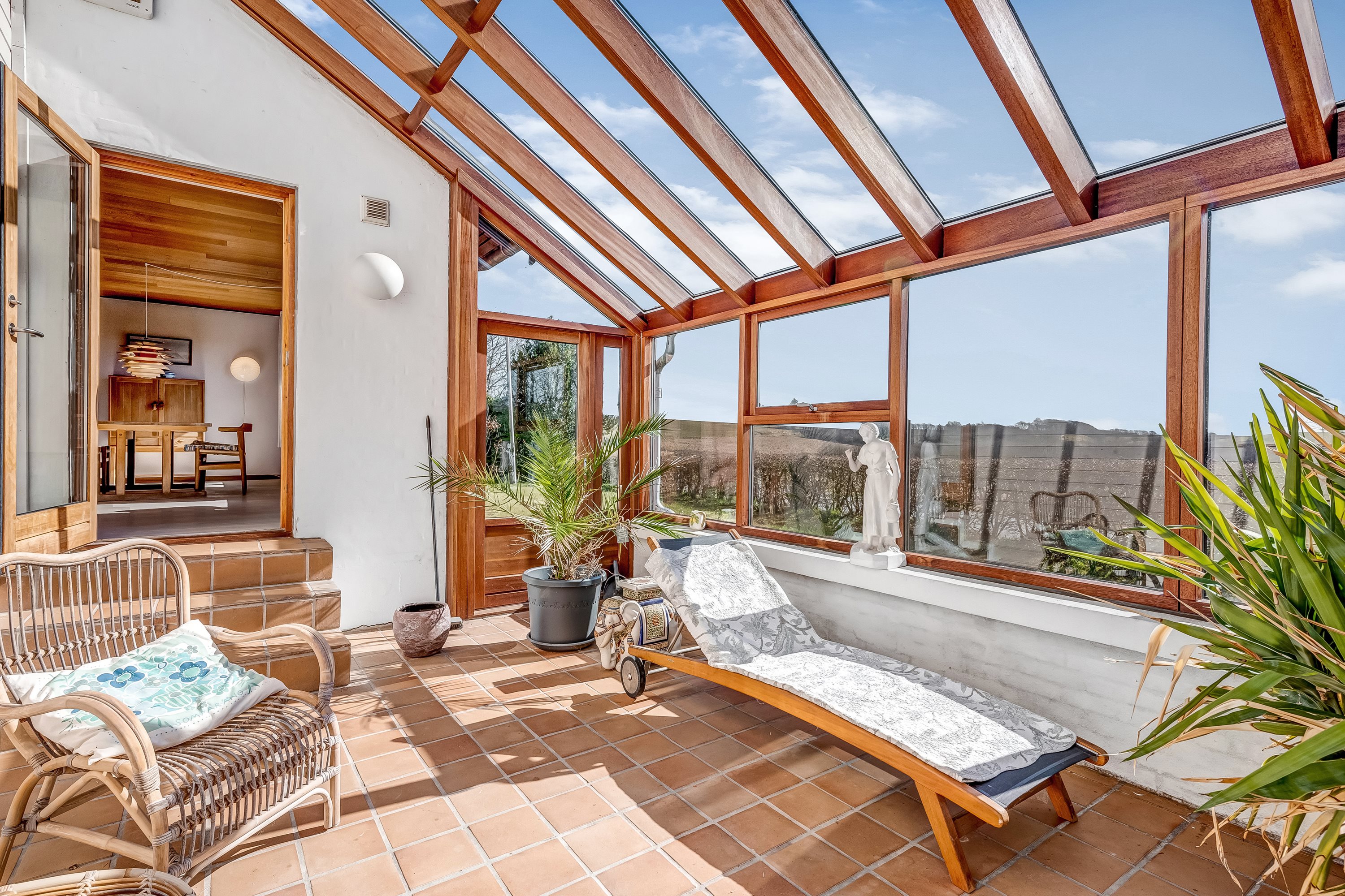 Fremhævet udestue billede i fuldskærmstilstand. Billede af Trabjergvej 1, 7500 Holstebro