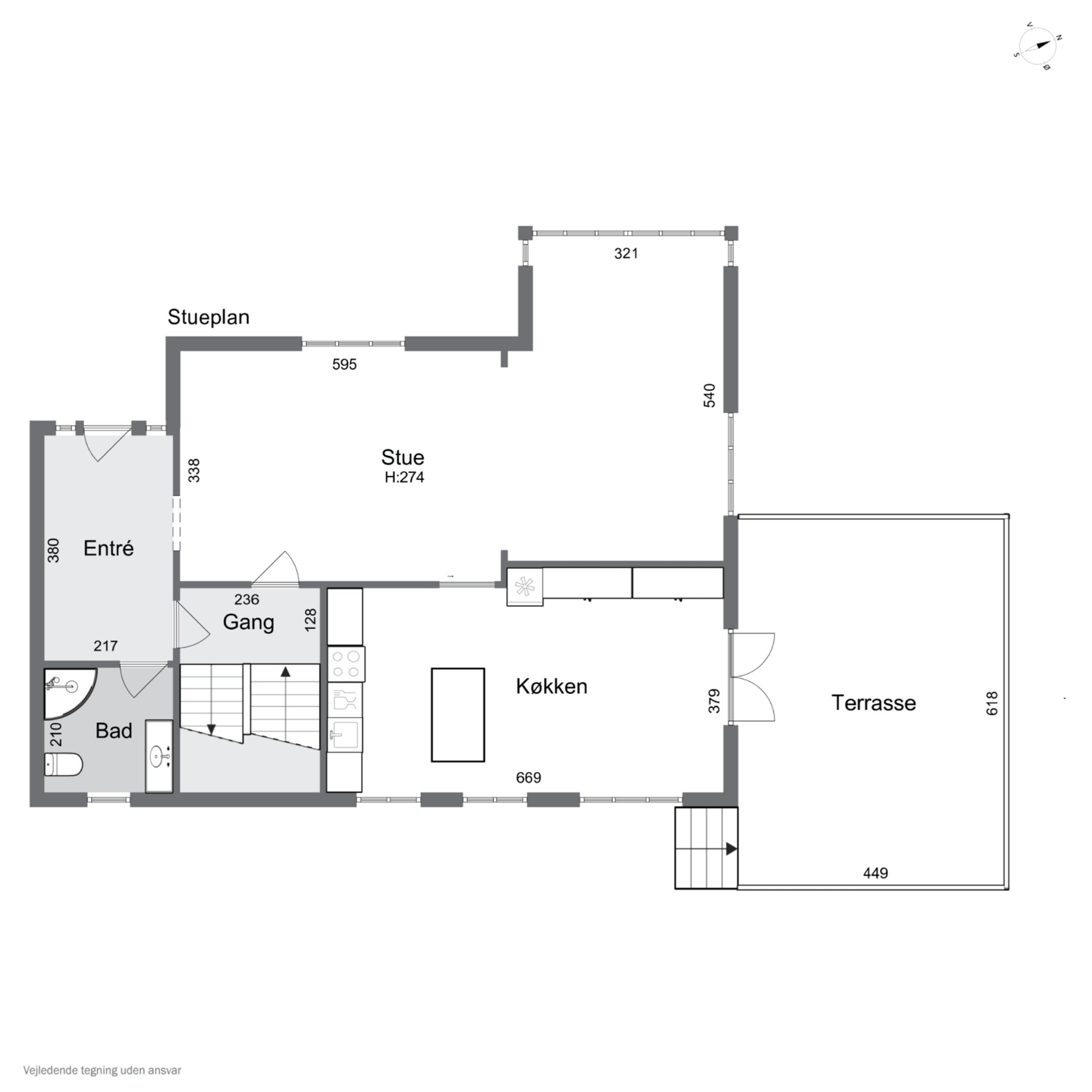Plantegninger billede af Birkholmsvej 36, 2800 Kongens Lyngby