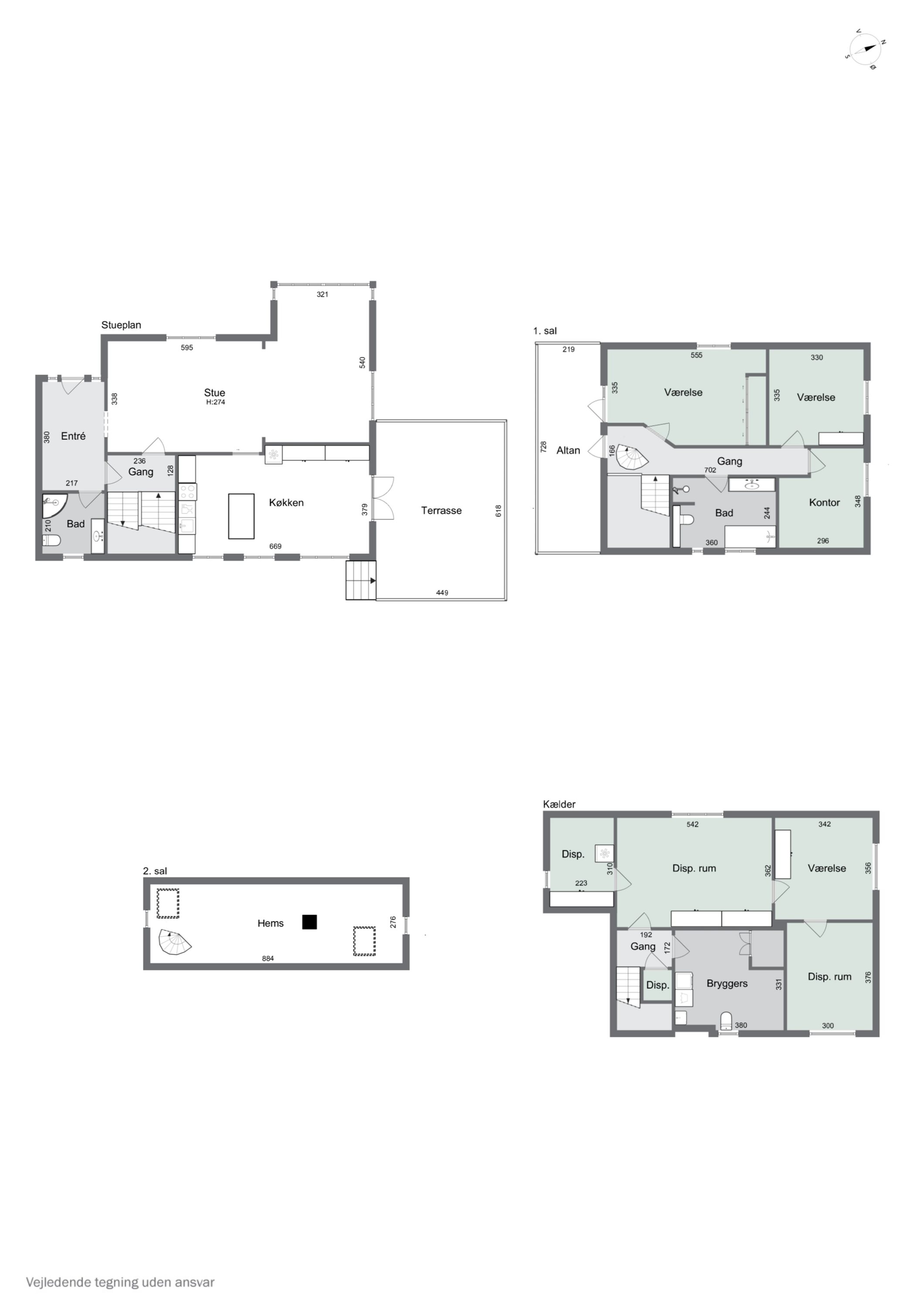 Plantegninger billede af Birkholmsvej 36, 2800 Kongens Lyngby