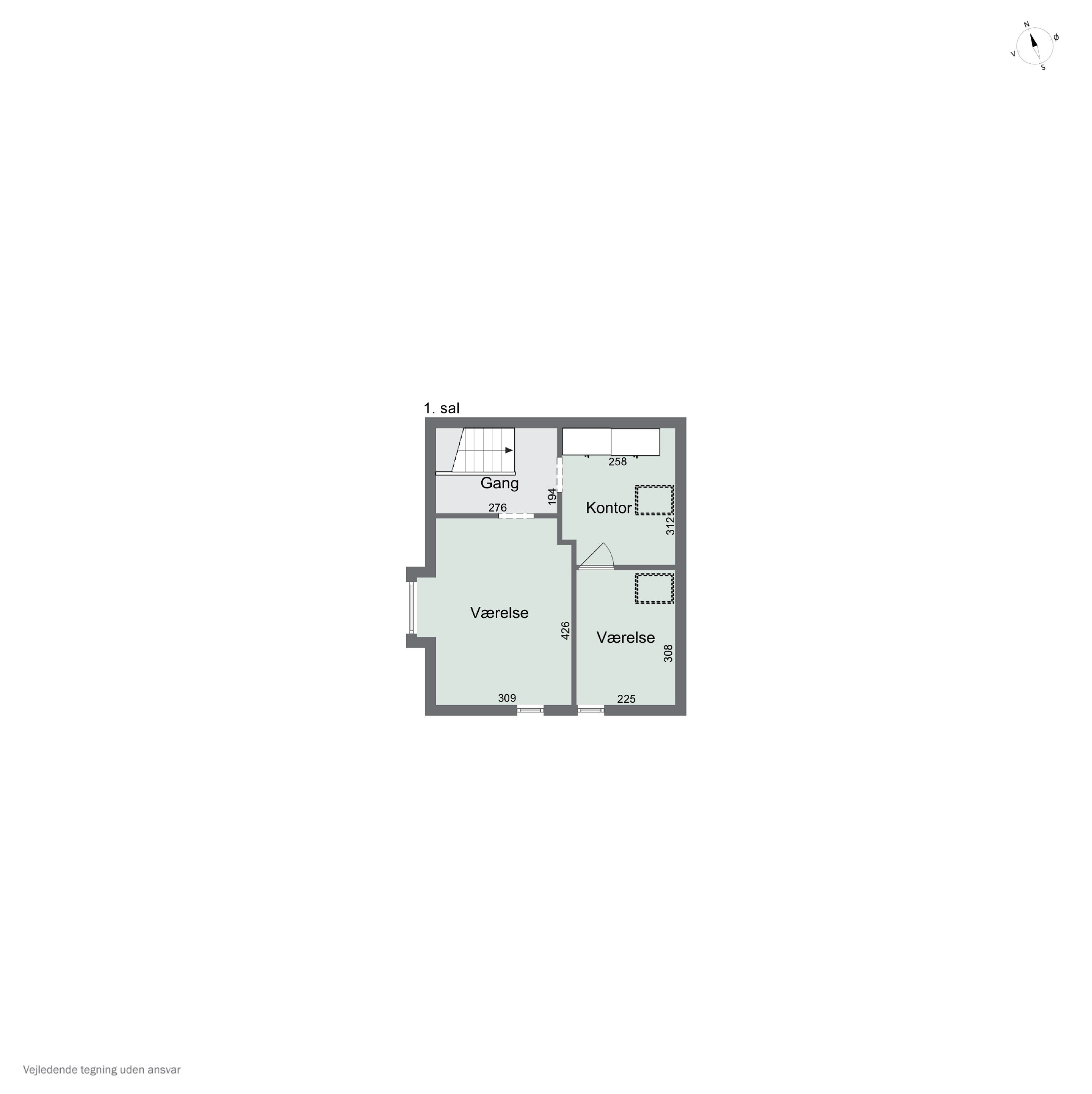 Plantegninger billede af Kalundborgvej 8, 4200 Slagelse