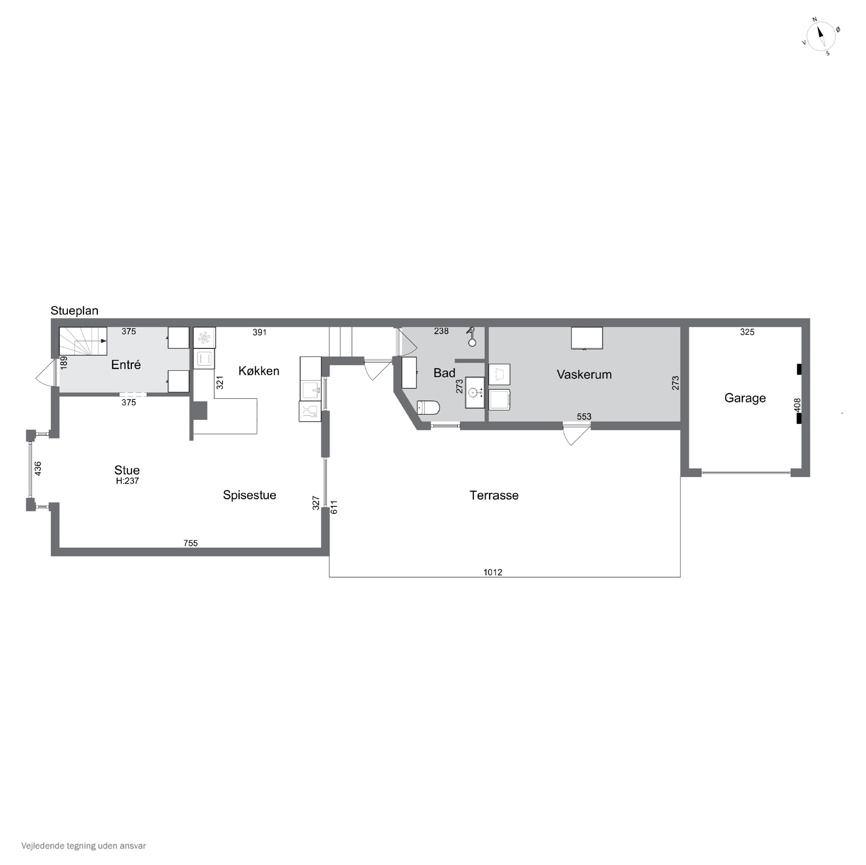 Plantegninger billede af Kalundborgvej 8, 4200 Slagelse