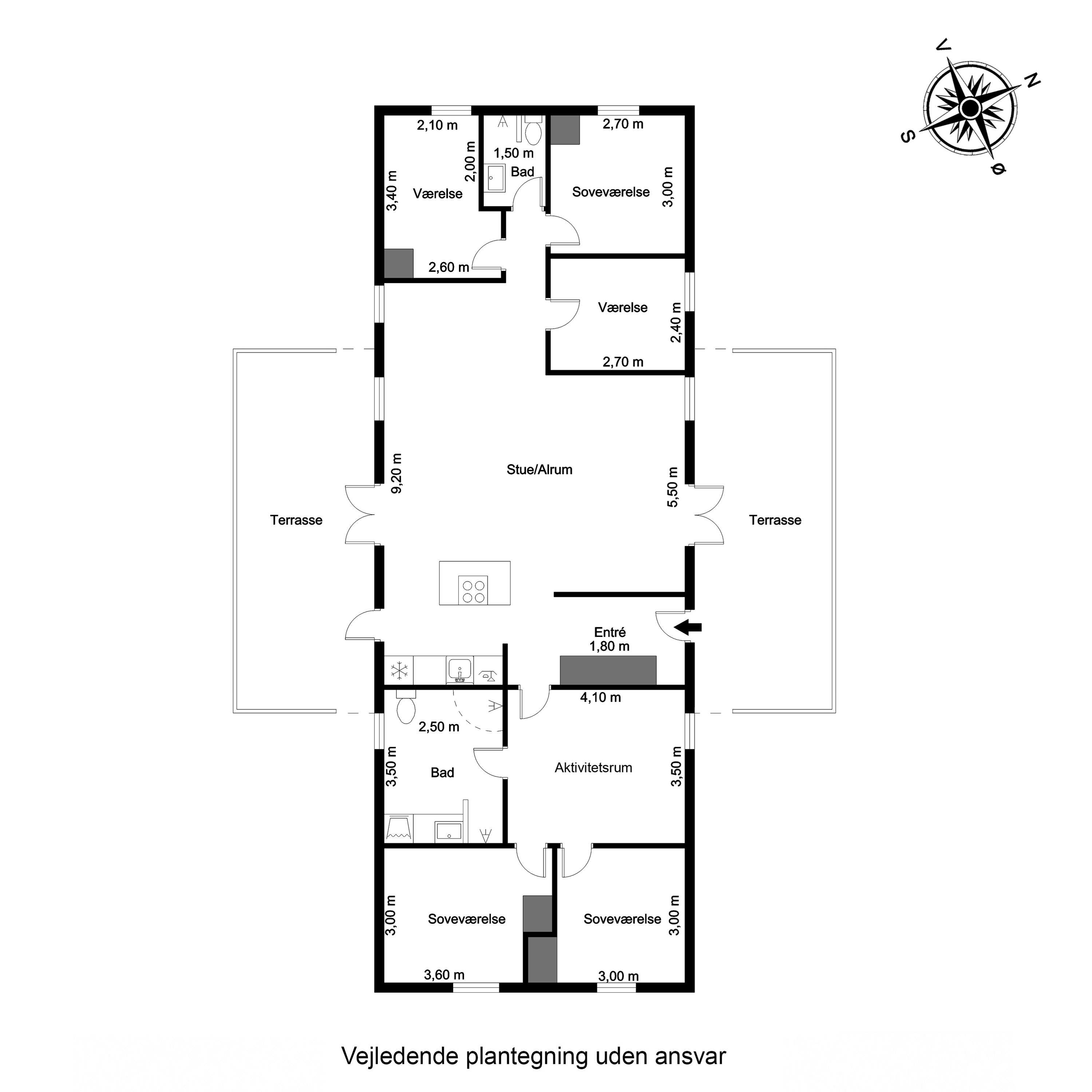 Plantegninger billede af Dommersøvej 15, Husby, 6990 Ulfborg