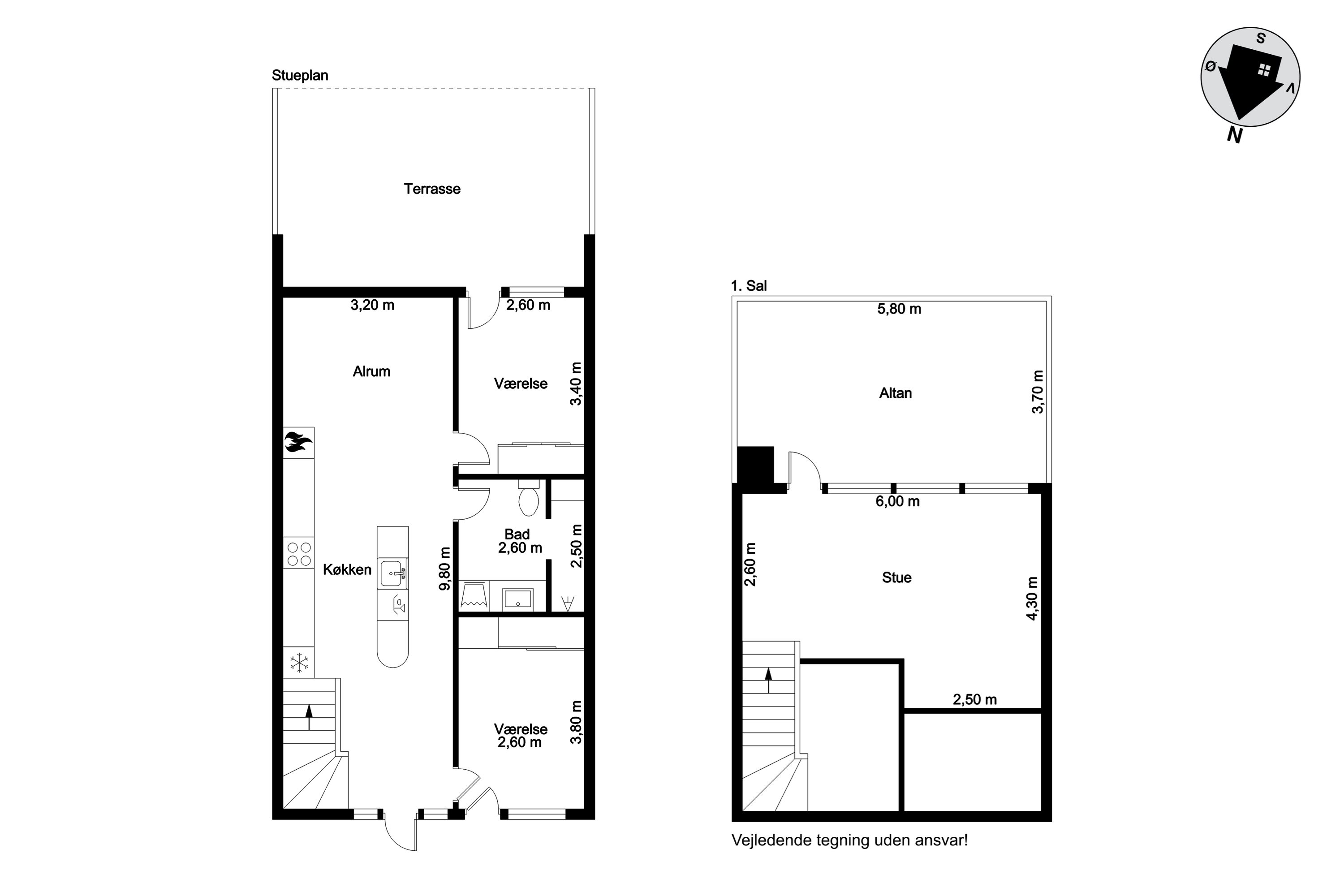Plantegninger billede af Klitrosevej 18, Havneby, 6792 Rømø
