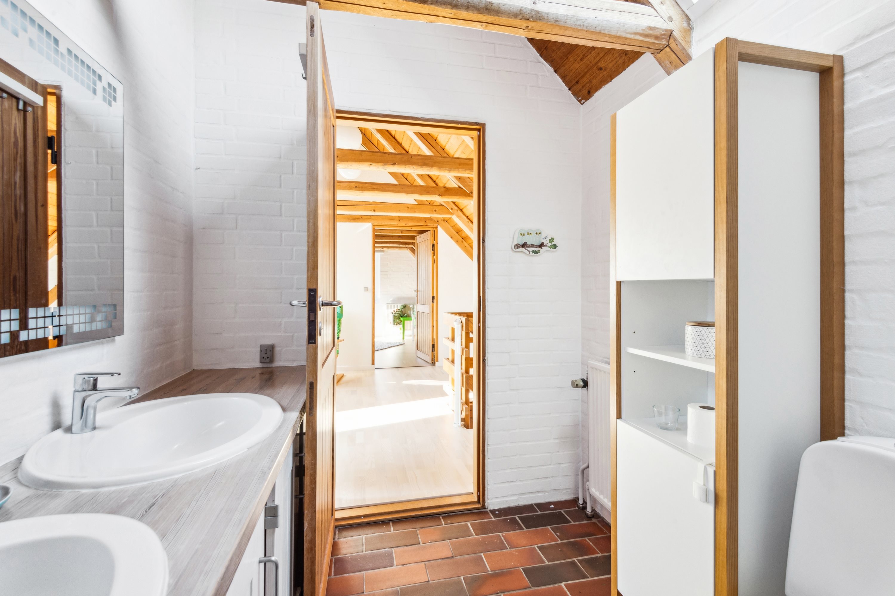 Fremhævet badeværelse billede i fuldskærmstilstand. Billede af Horsens Byvej 7, 9520 Skørping