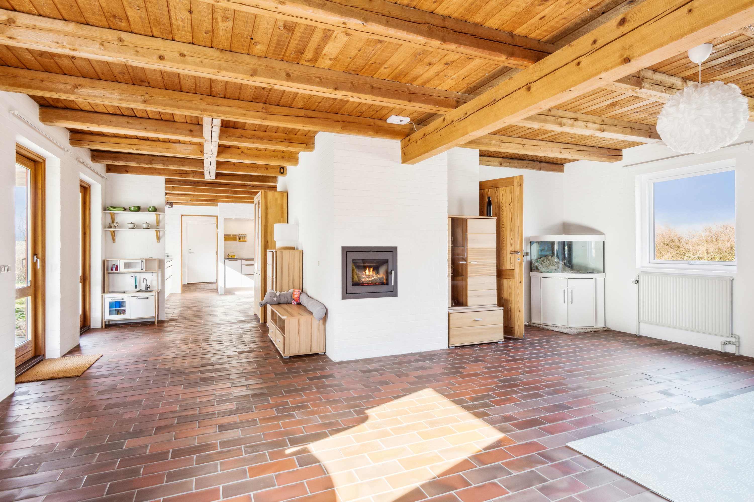 Fremhævet stue billede i fuldskærmstilstand. Billede af Horsens Byvej 7, 9520 Skørping