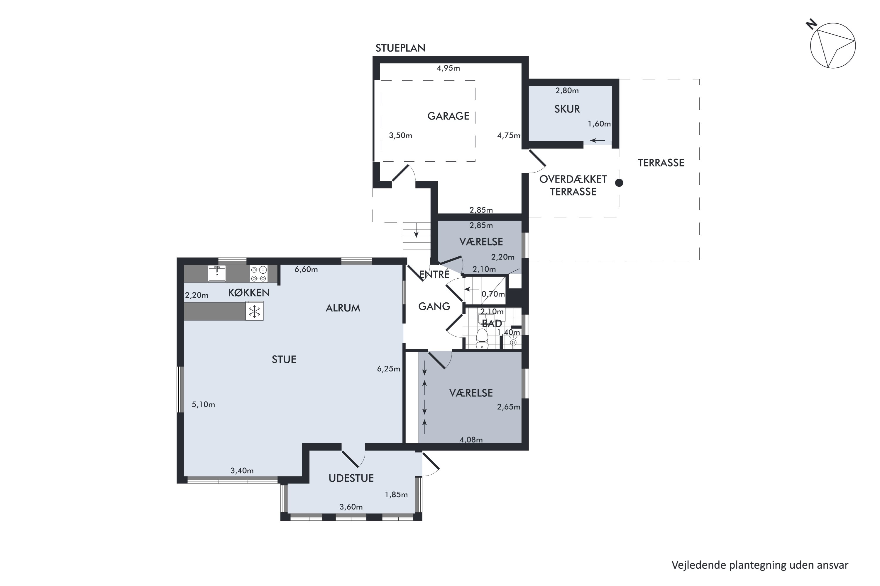 Plantegninger billede af Tværgade 5, 8850 Bjerringbro