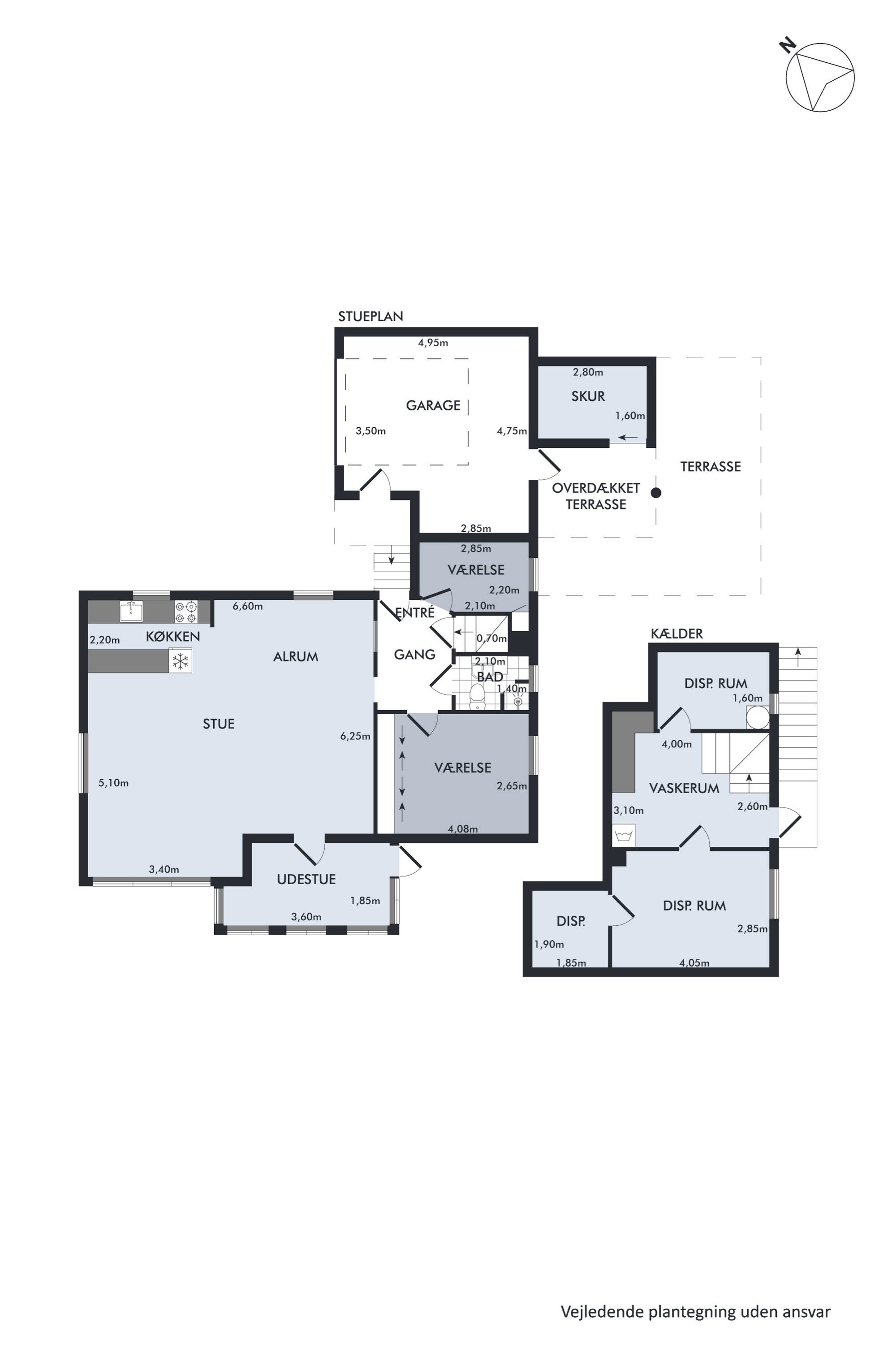 Plantegninger billede af Tværgade 5, 8850 Bjerringbro