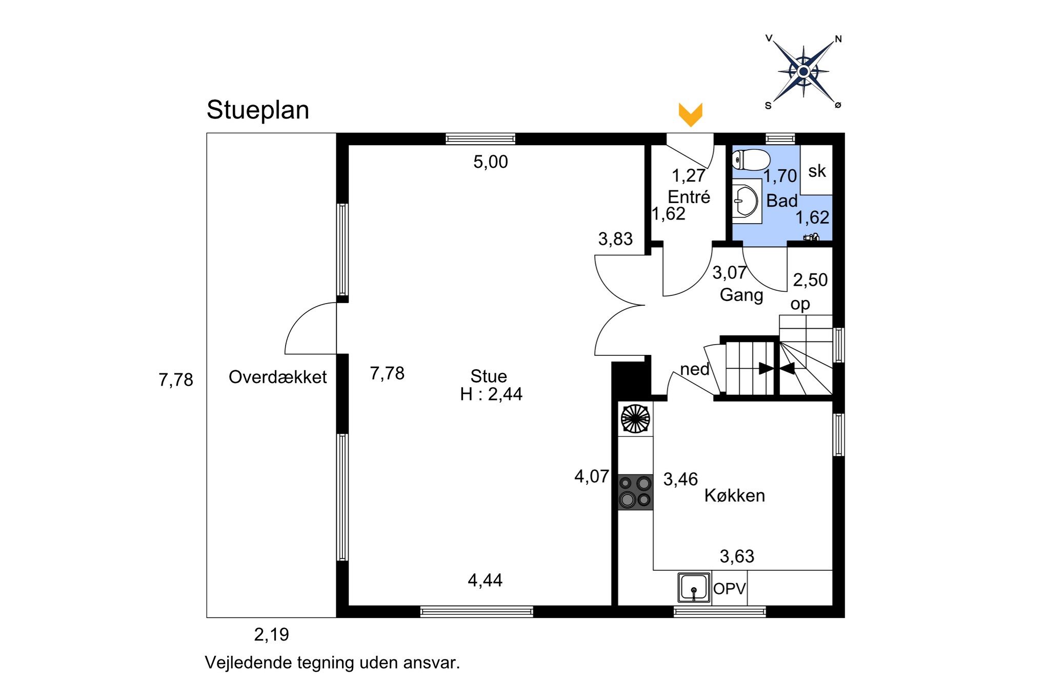 Plantegninger billede af H Rasmussens Vej 6, 9460 Brovst