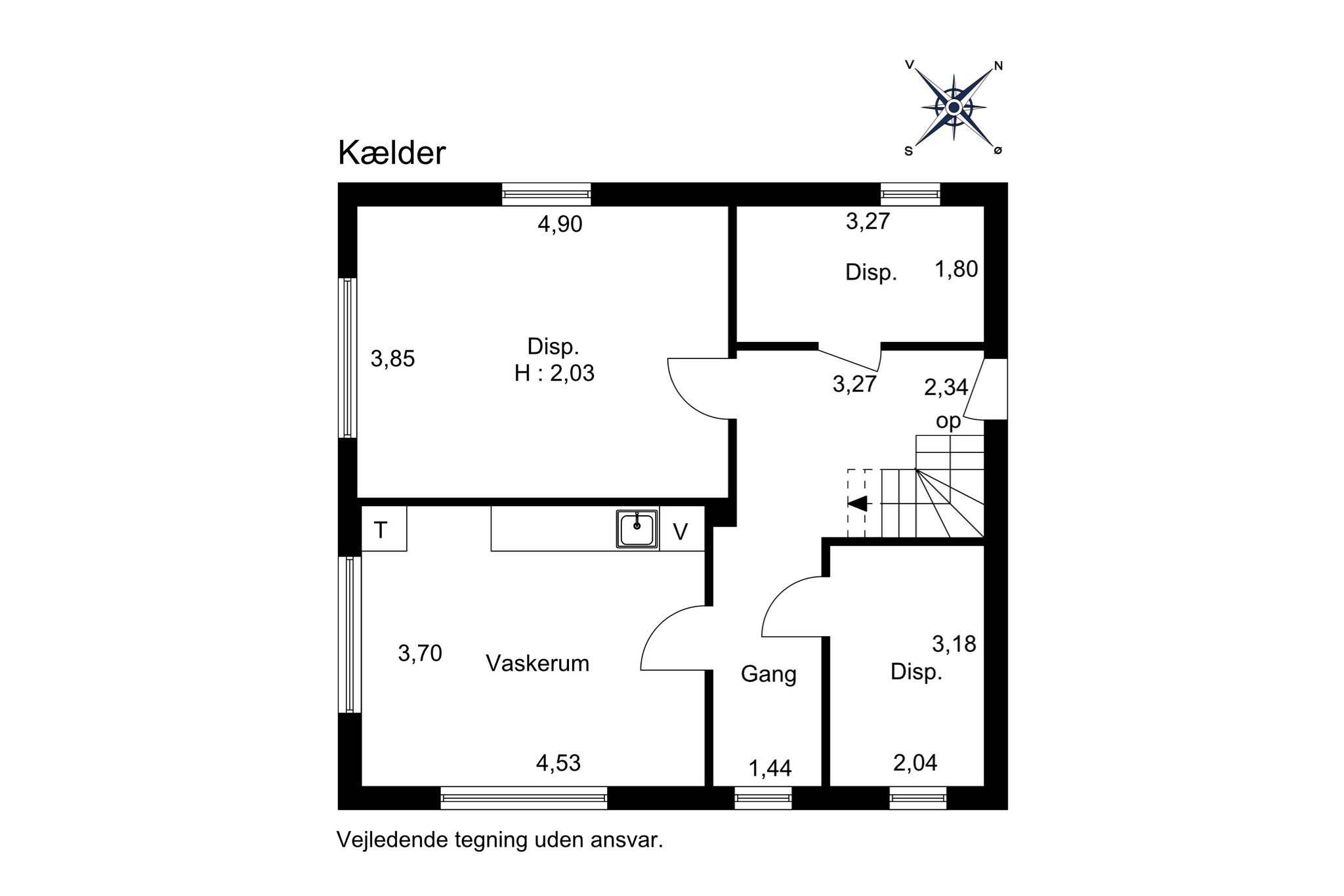 Plantegninger billede af H Rasmussens Vej 6, 9460 Brovst