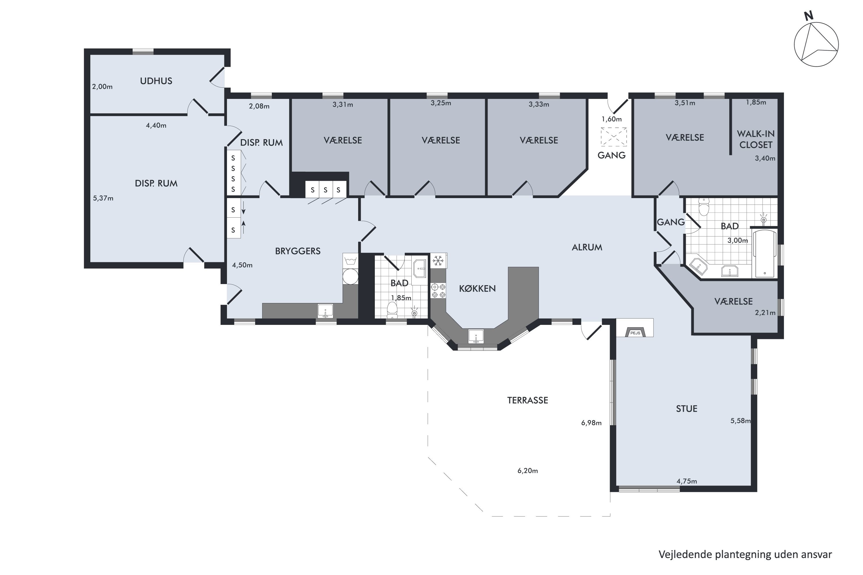 Plantegninger billede af Lucernemarken 2, 9490 Pandrup