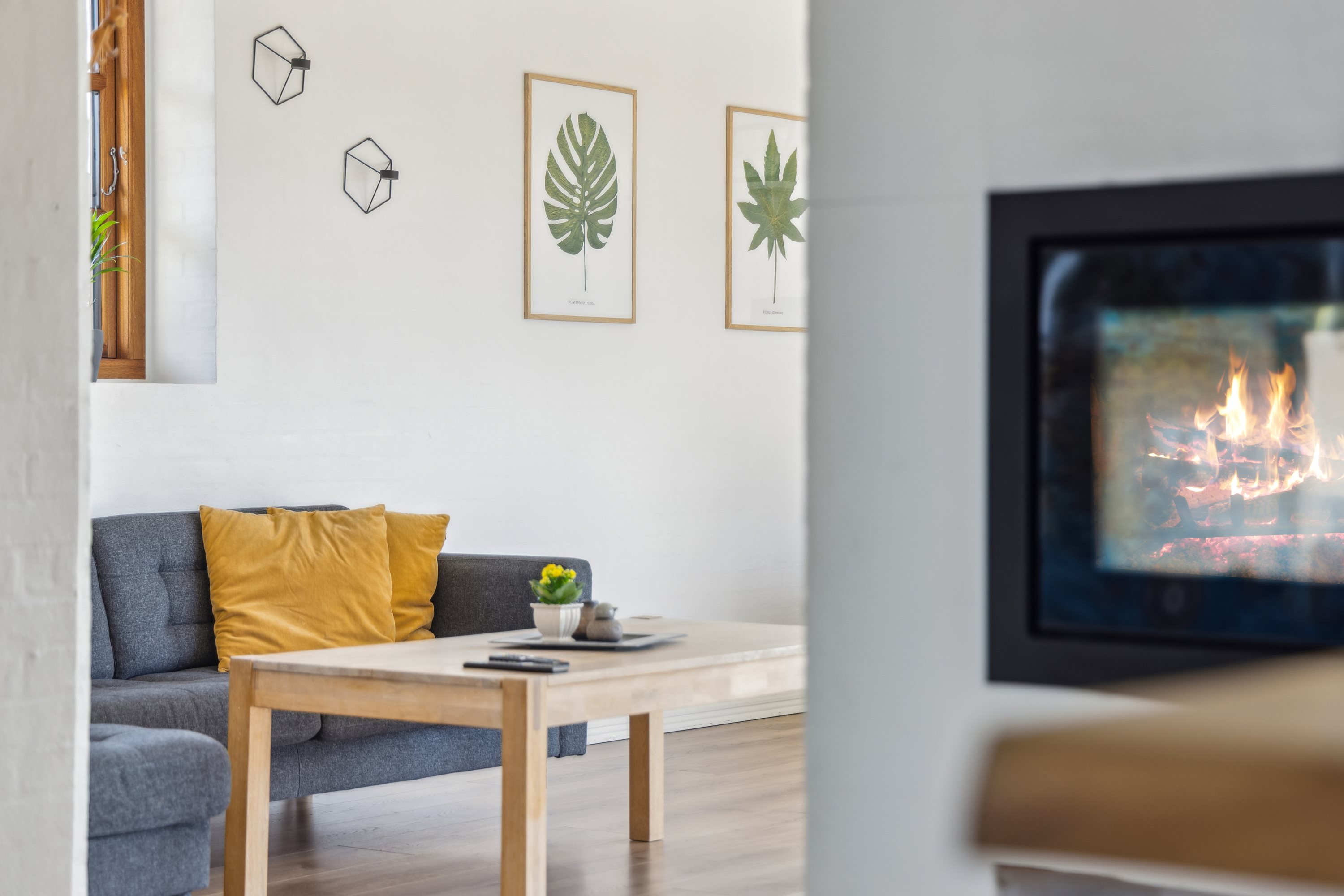 Fremhævet stue billede i fuldskærmstilstand. Billede af Lucernemarken 2, 9490 Pandrup