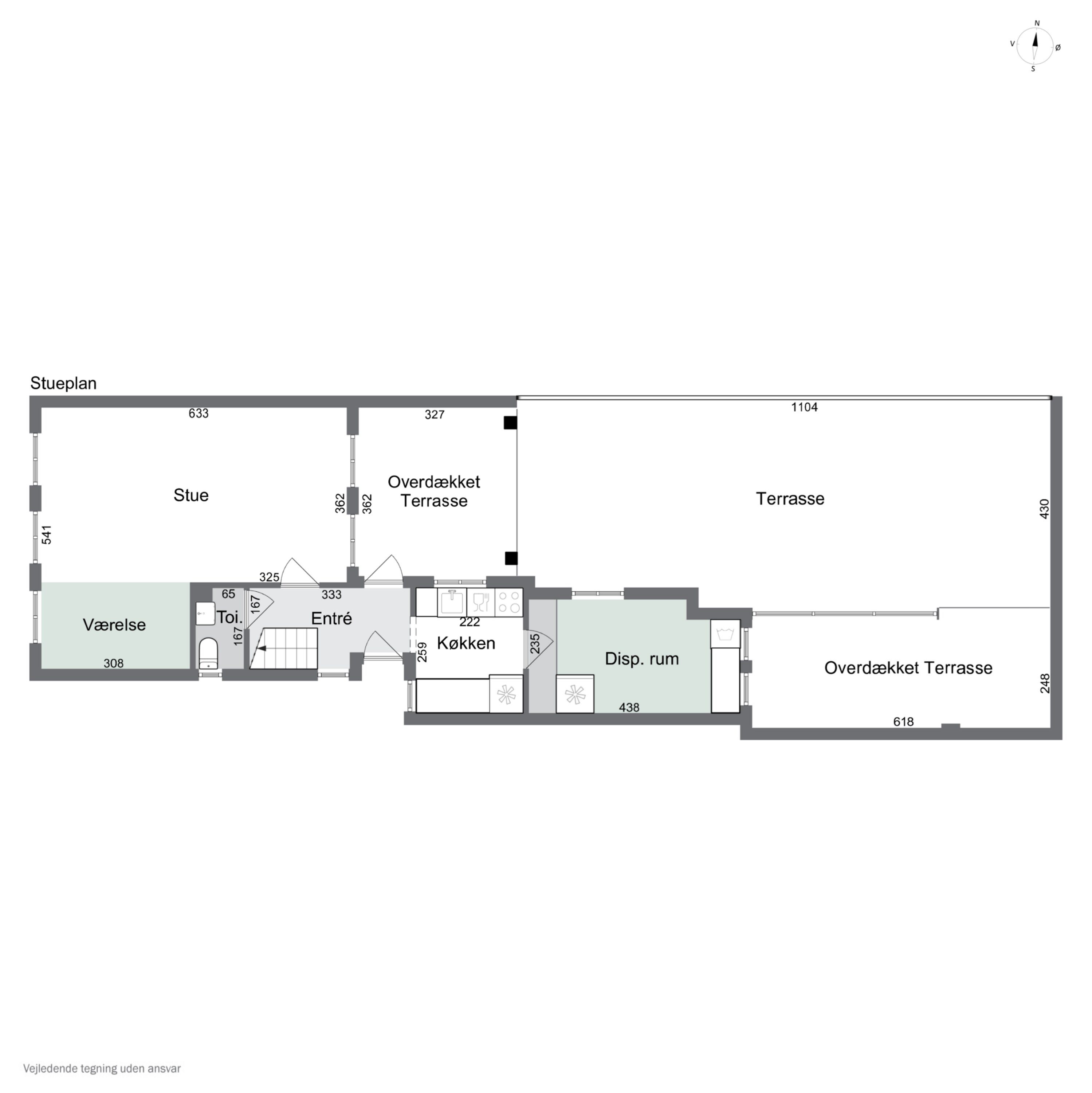 Plantegninger billede af Johnsens Tværvej 13, 3700 Rønne