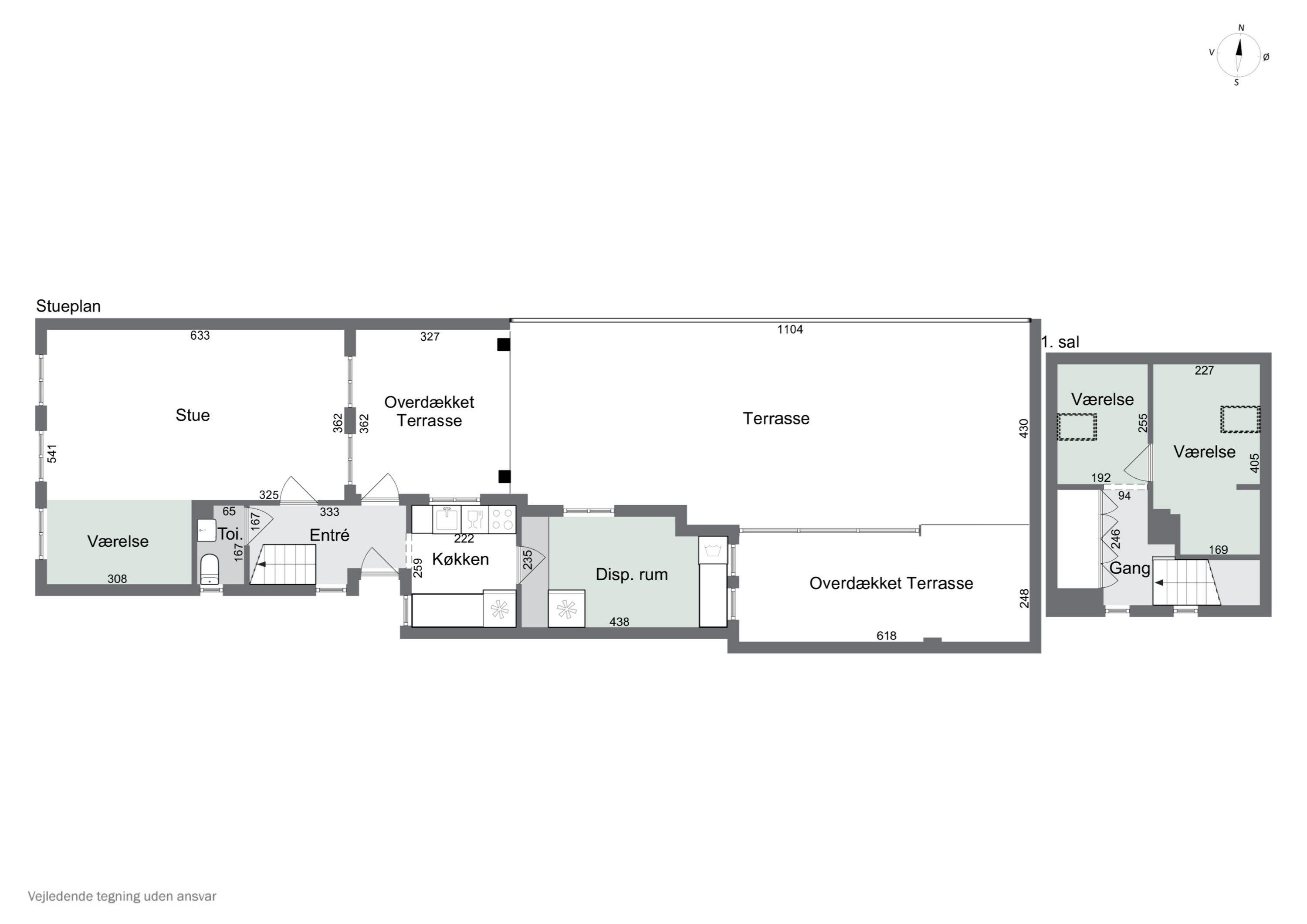 Plantegninger billede af Johnsens Tværvej 13, 3700 Rønne