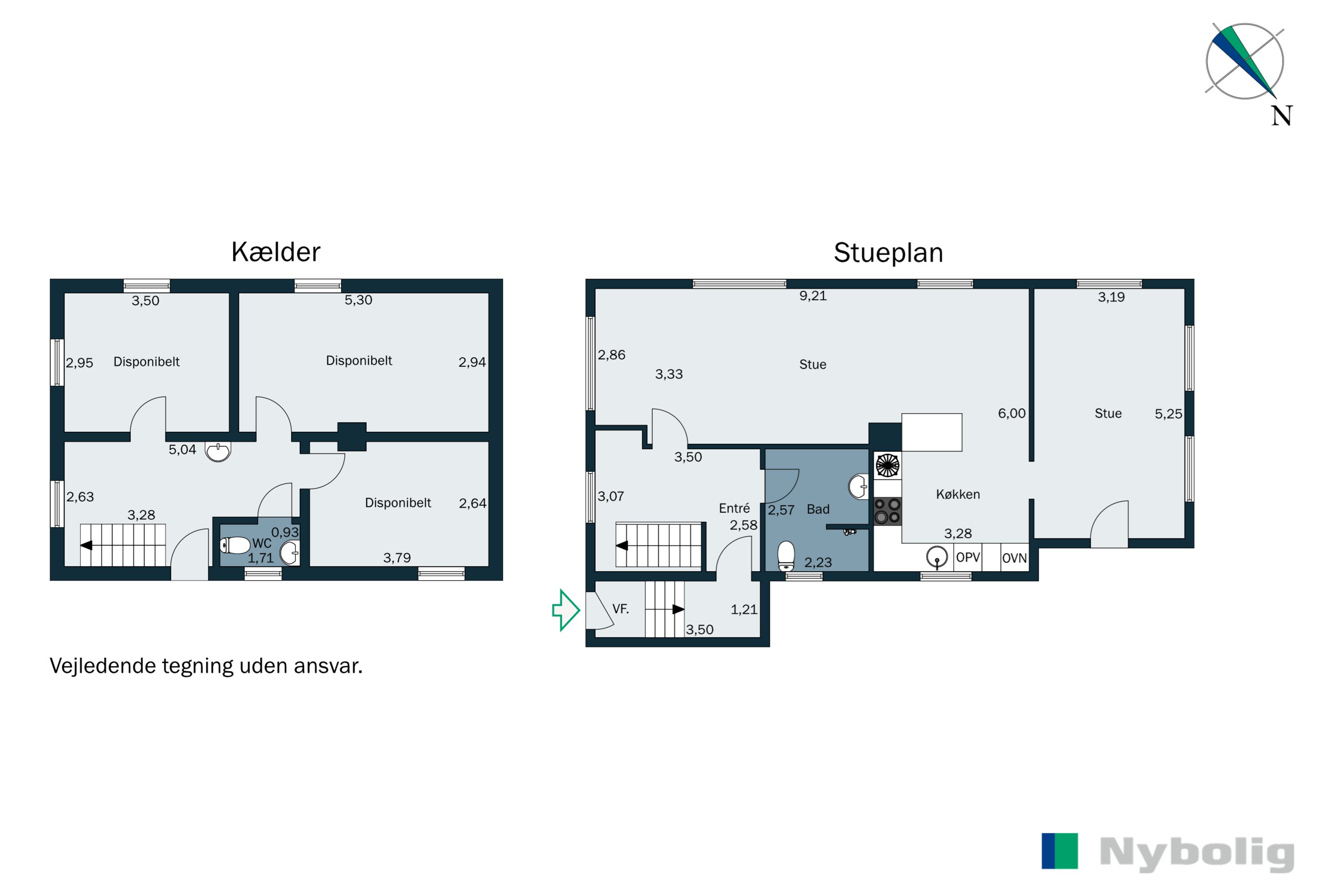 Plantegninger billede af Højvangs Alle 62, 6700 Esbjerg