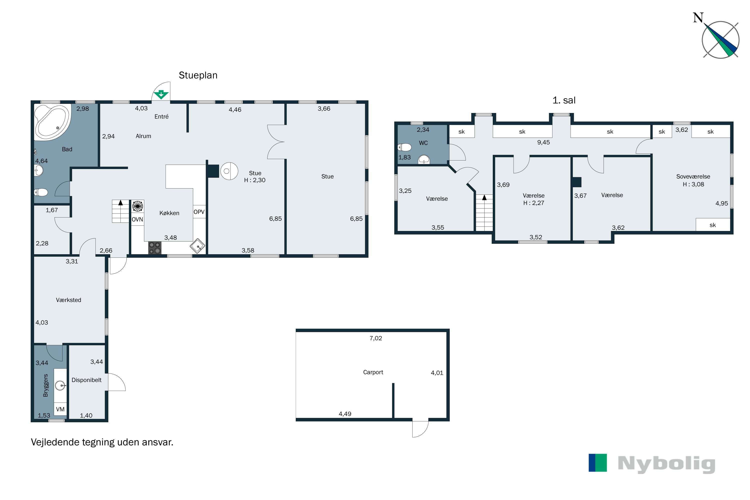 Plantegninger billede af Balshavevej 49, Ndr Randlev, 8300 Odder