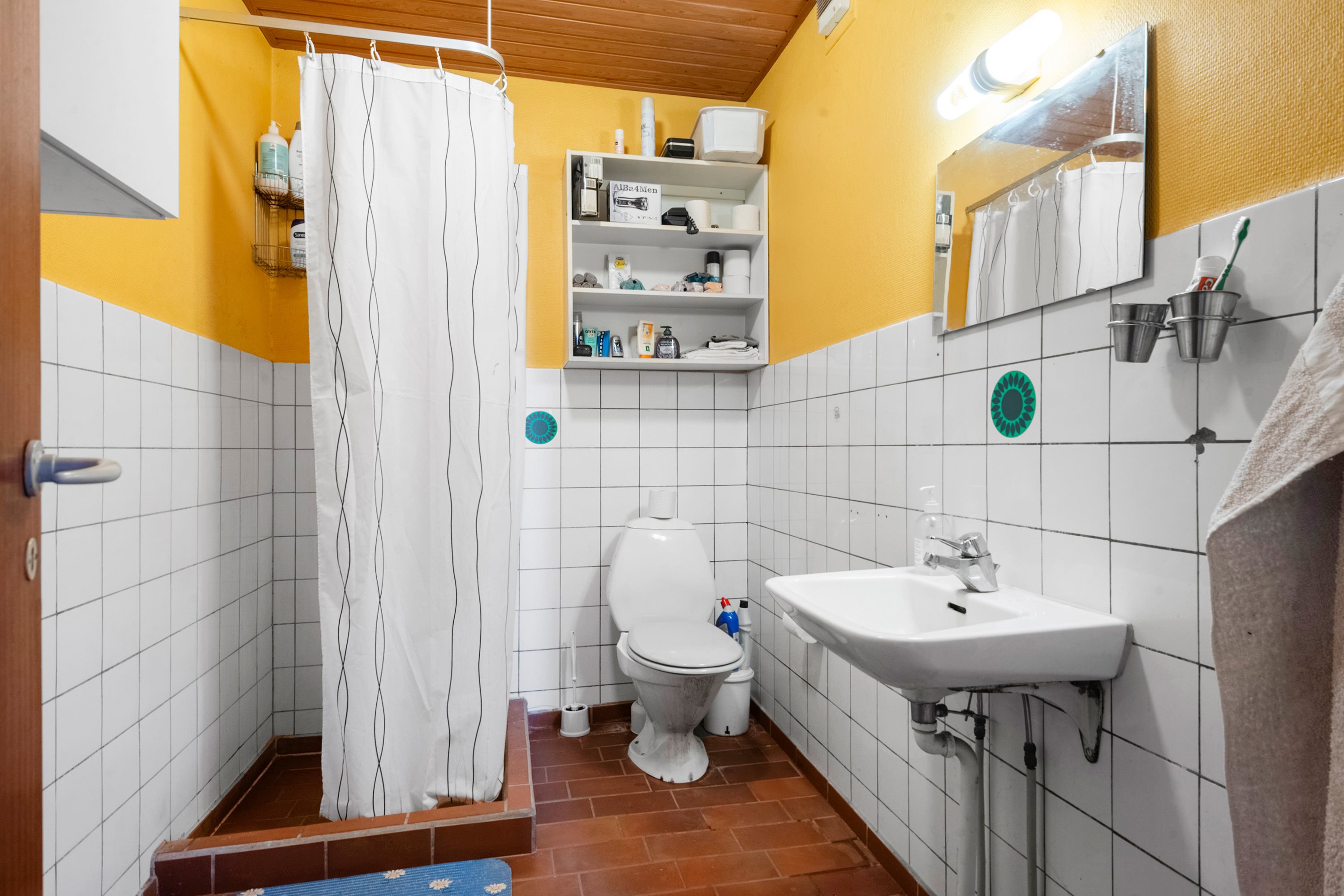 Fremhævet badeværelse billede i fuldskærmstilstand. Billede af Balle Tværvej 3, Balle, 8300 Odder