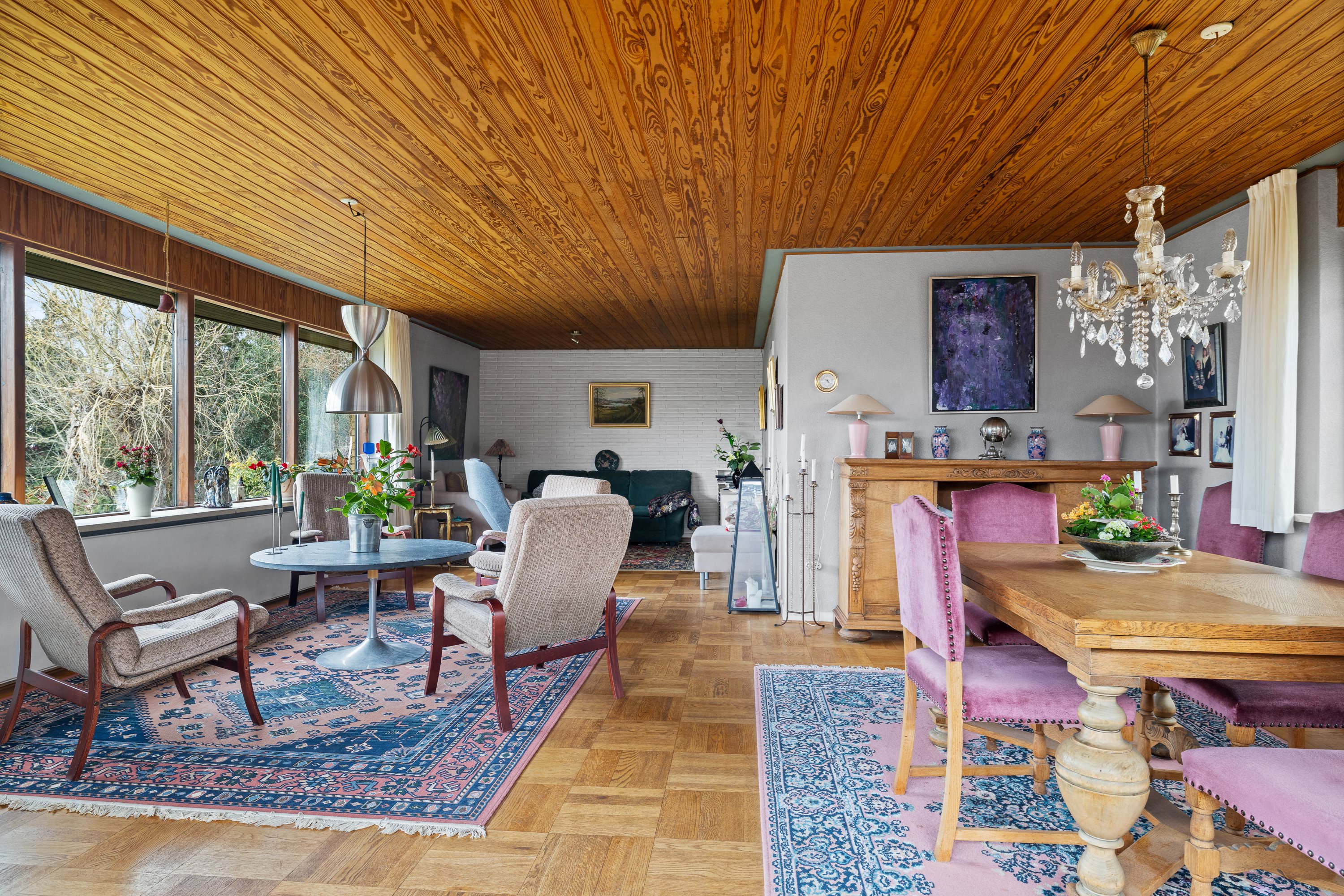 Fremhævet stue billede i fuldskærmstilstand. Billede af Rørdrumvej 11, 5600 Faaborg