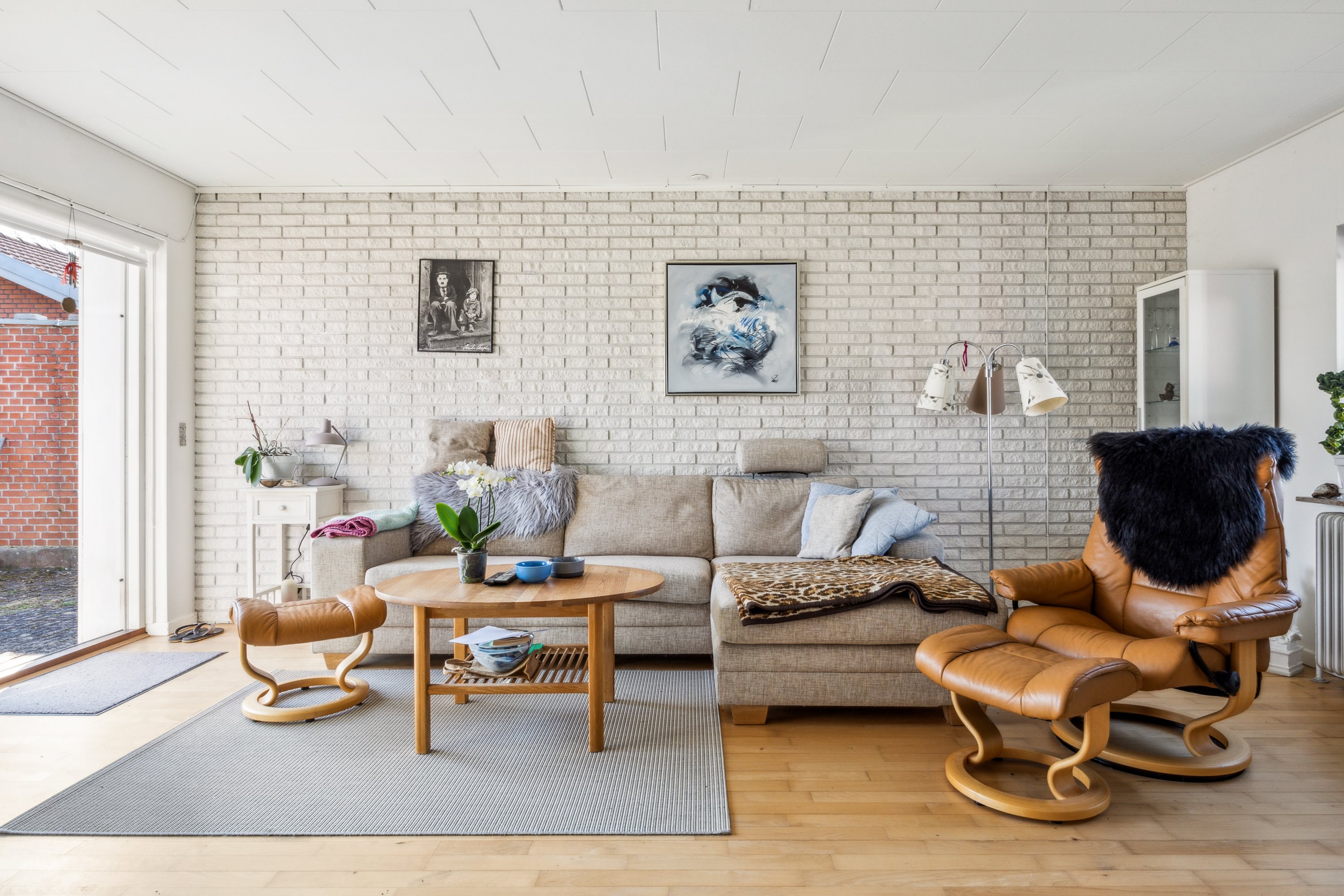 Fremhævet stue billede i fuldskærmstilstand. Billede af Ørslev Stationsvej 57, Ørslev, 4100 Ringsted