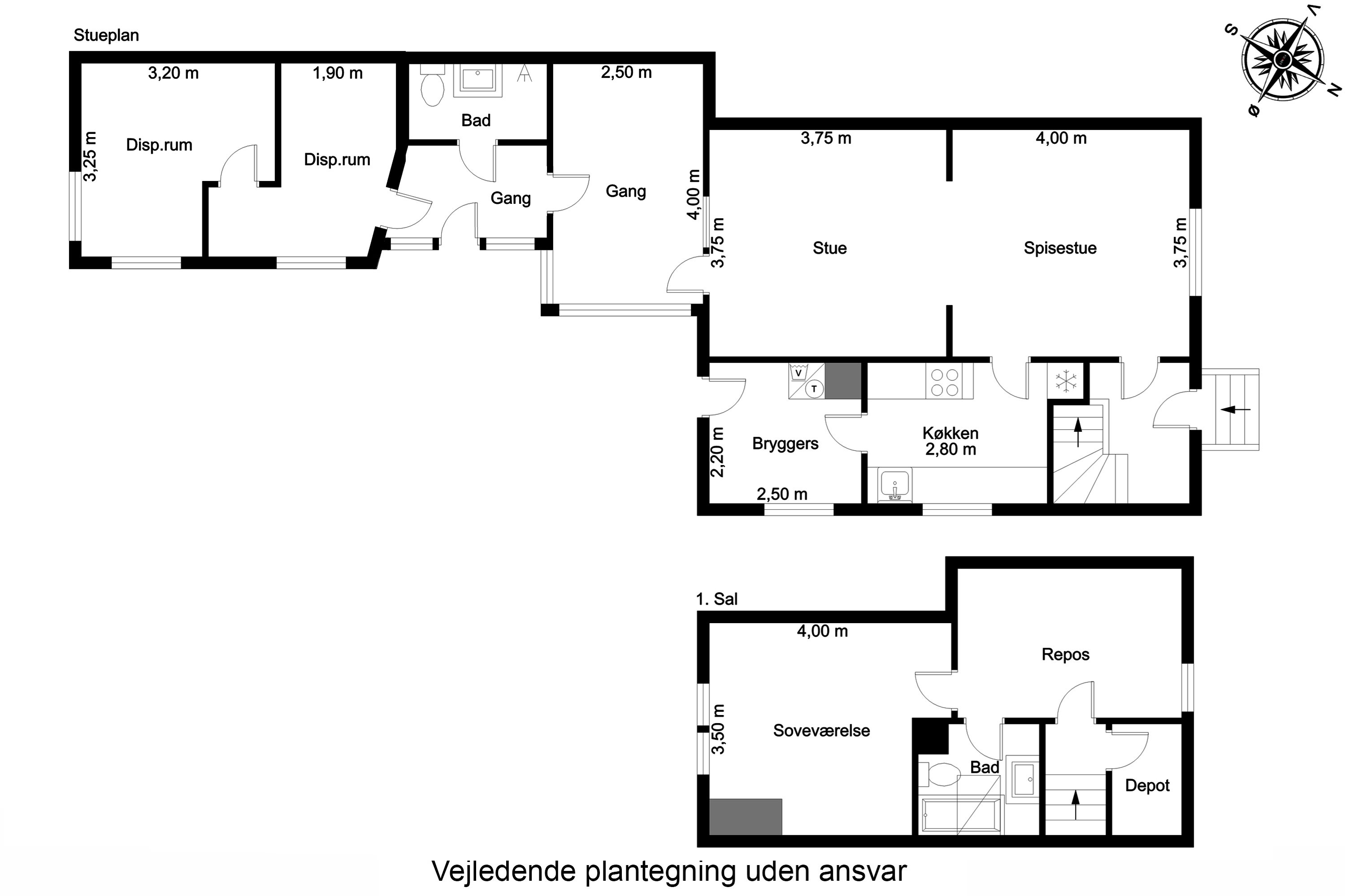 Plantegninger billede af Voldgade 11, 7600 Struer