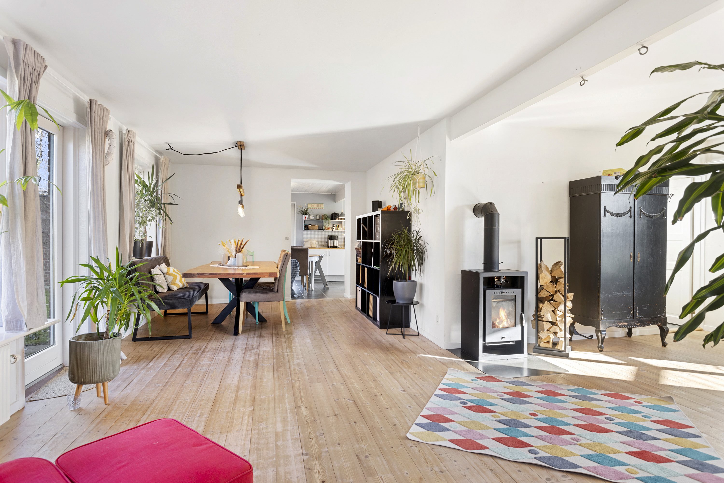 Fremhævet stue billede i fuldskærmstilstand. Billede af Stærevej 6, 9881 Bindslev