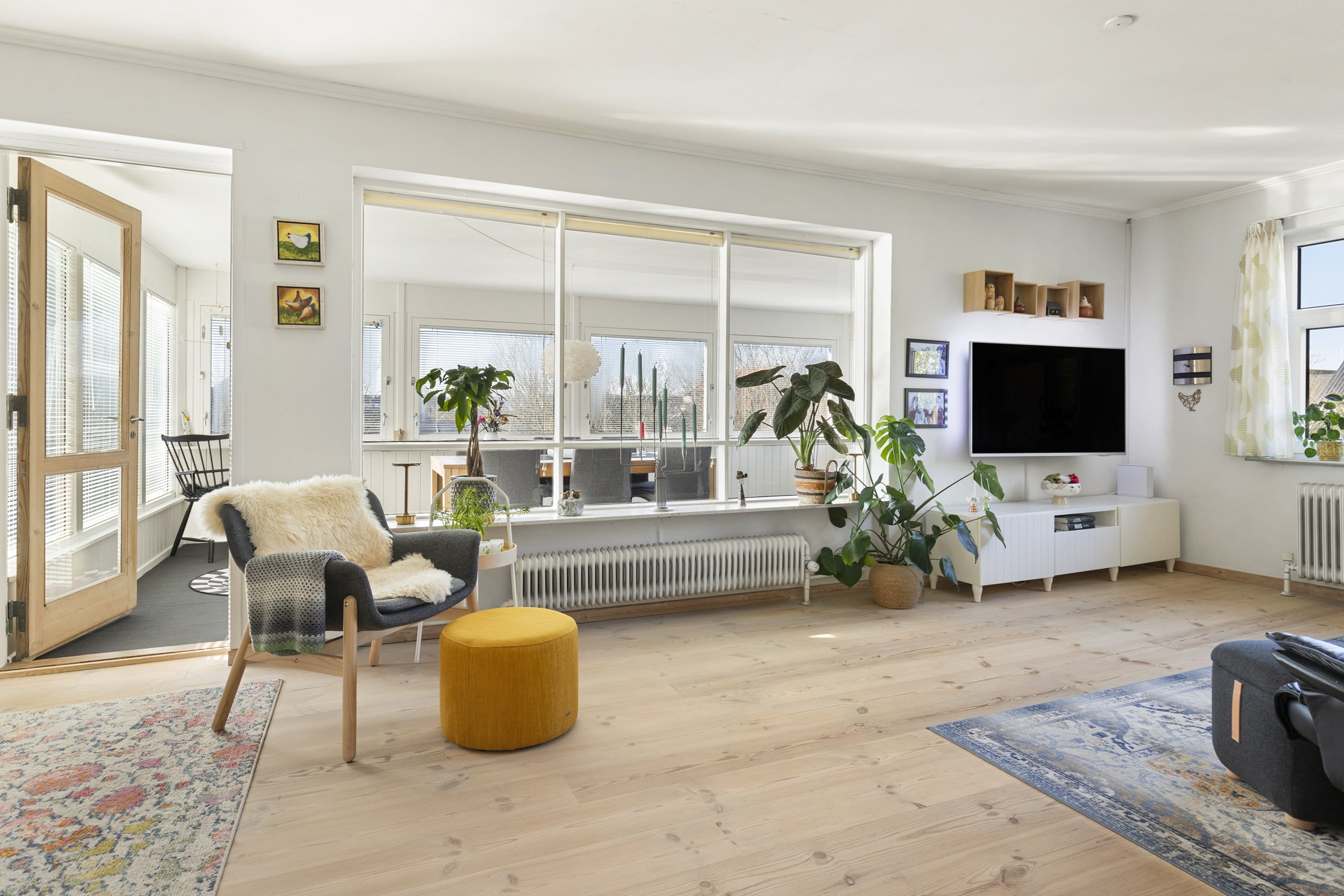 Fremhævet stue billede i fuldskærmstilstand. Billede af Ane Dams Gade 20, 9400 Nørresundby