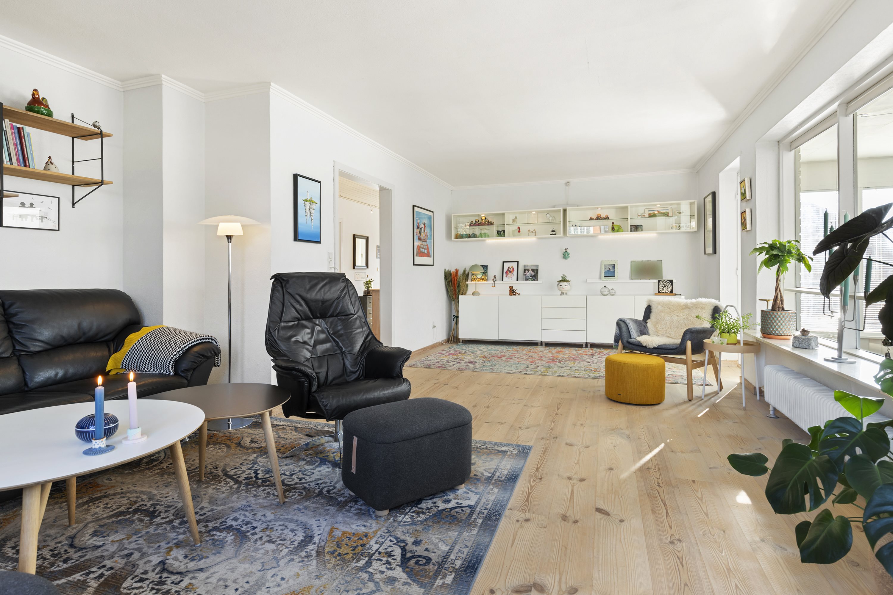 Fremhævet stue billede i fuldskærmstilstand. Billede af Ane Dams Gade 20, 9400 Nørresundby