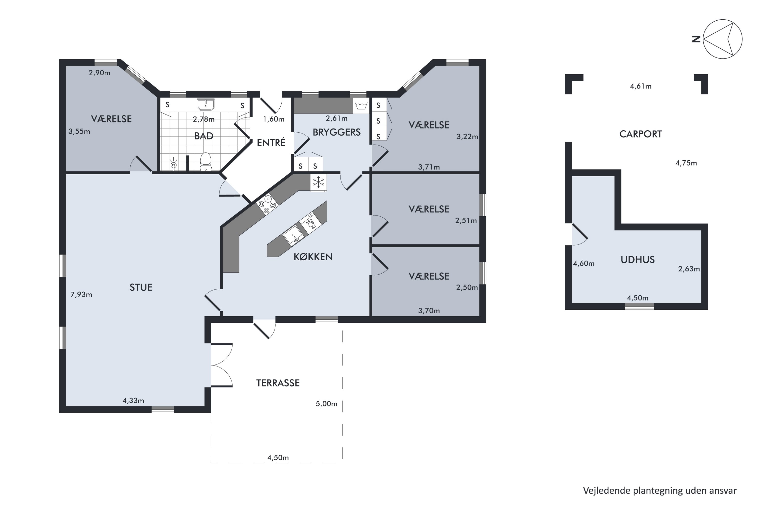 Plantegninger billede af Ole Langes Vej 2, 9460 Brovst