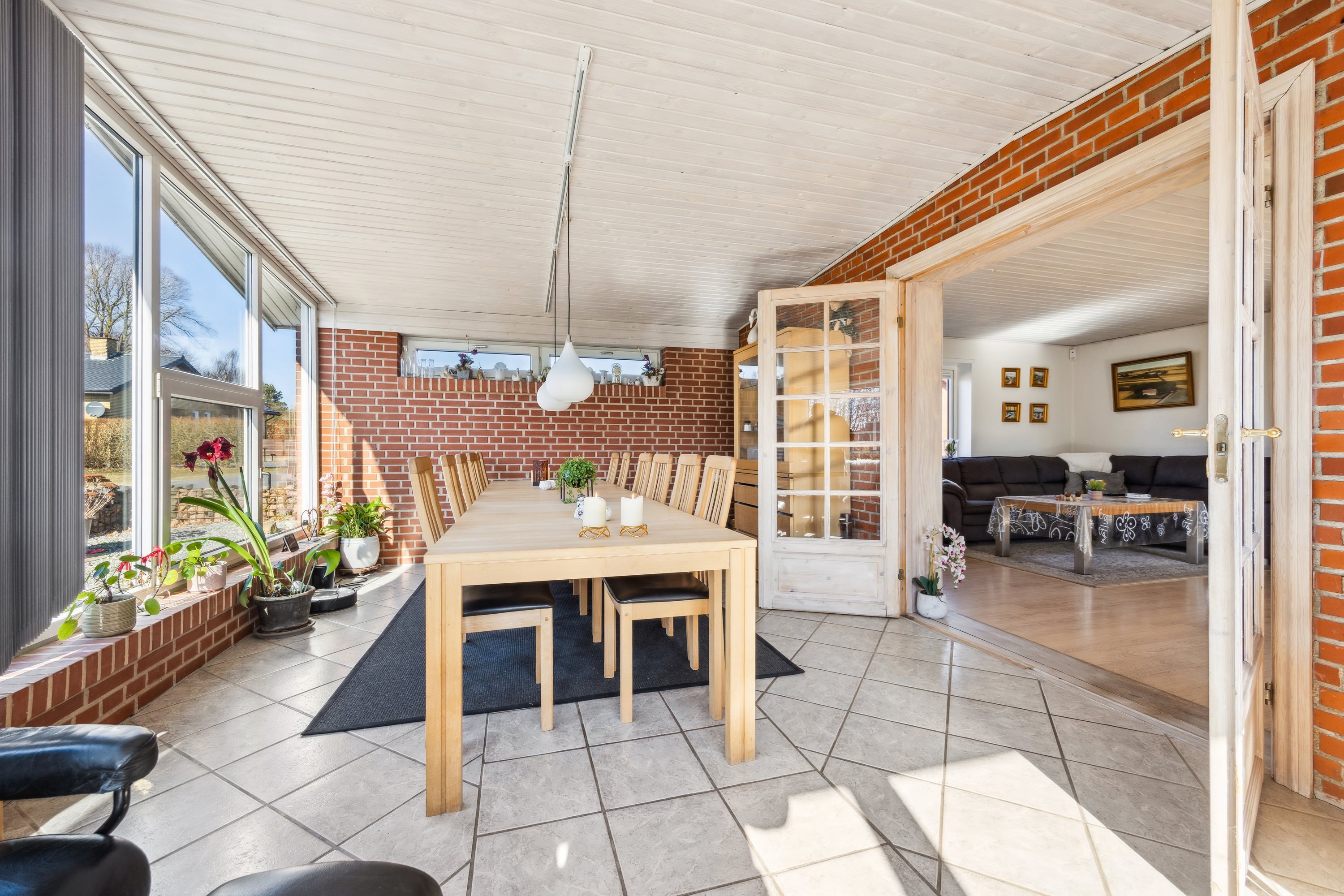 Fremhævet udestue billede i fuldskærmstilstand. Billede af Mejerivej 7, Mejlby, 9610 Nørager