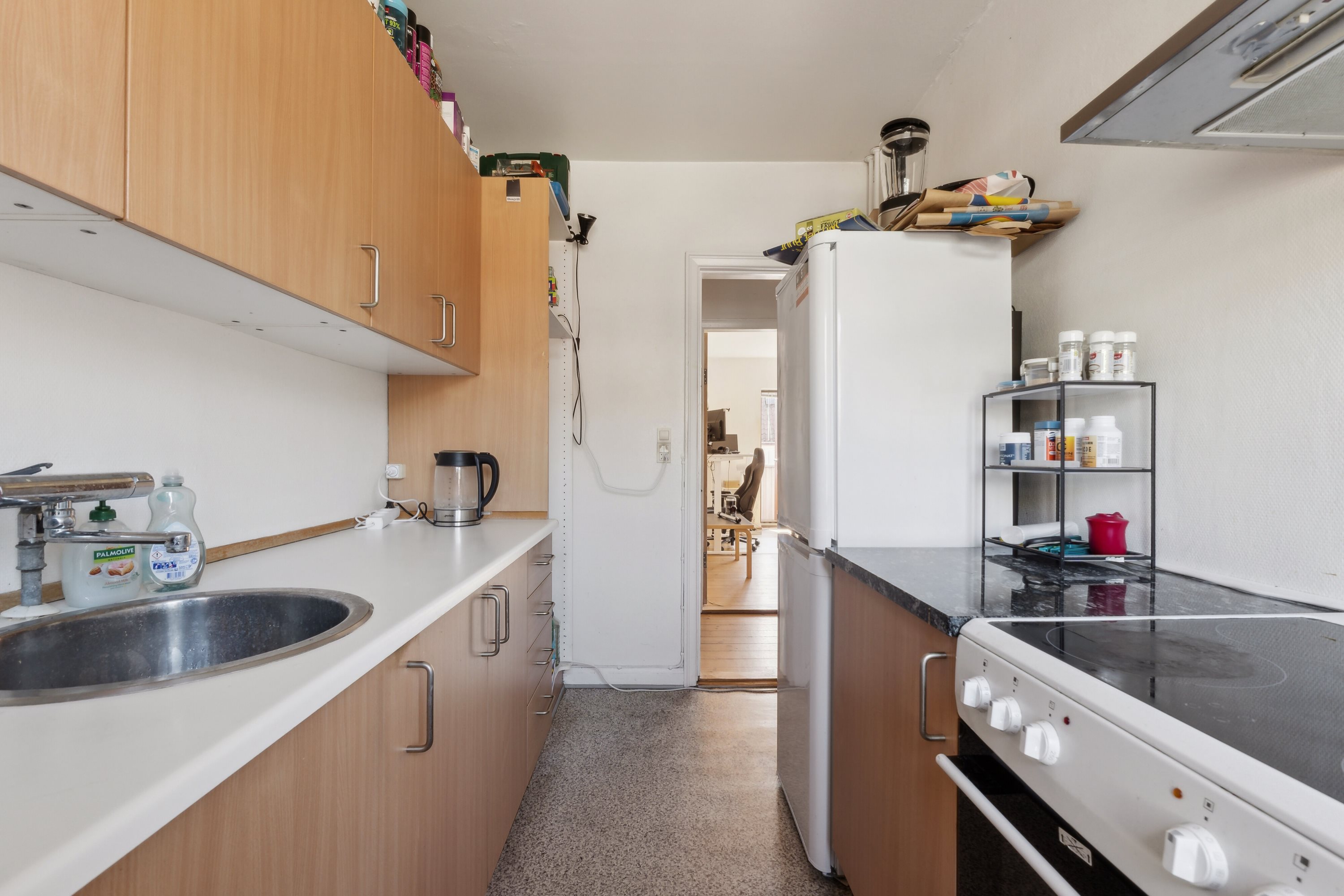 Fremhævet køkken billede i fuldskærmstilstand. Billede af Schacksgade 30, 2. tv., 5000 Odense C