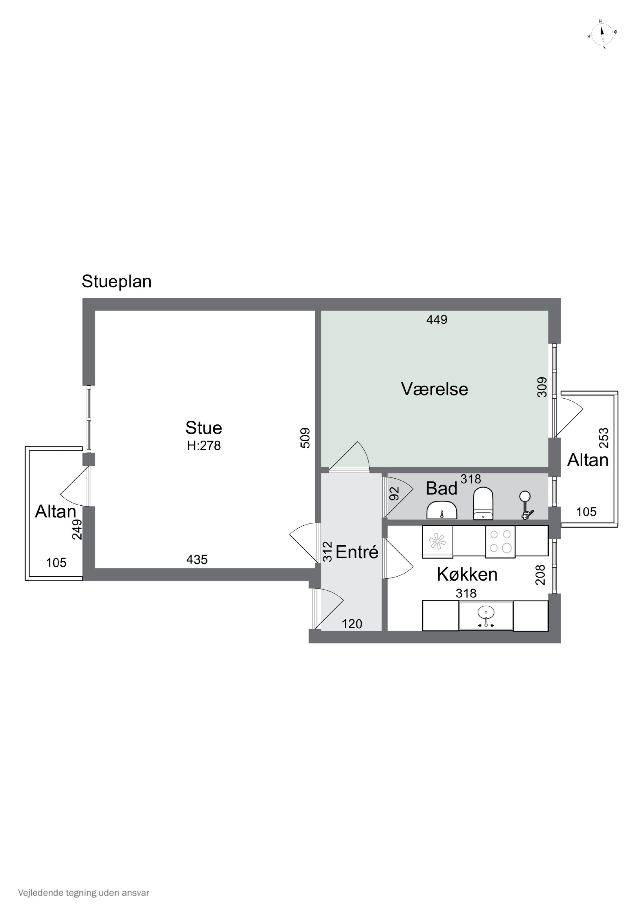 Plantegninger billede af Schacksgade 30, 2. tv., 5000 Odense C