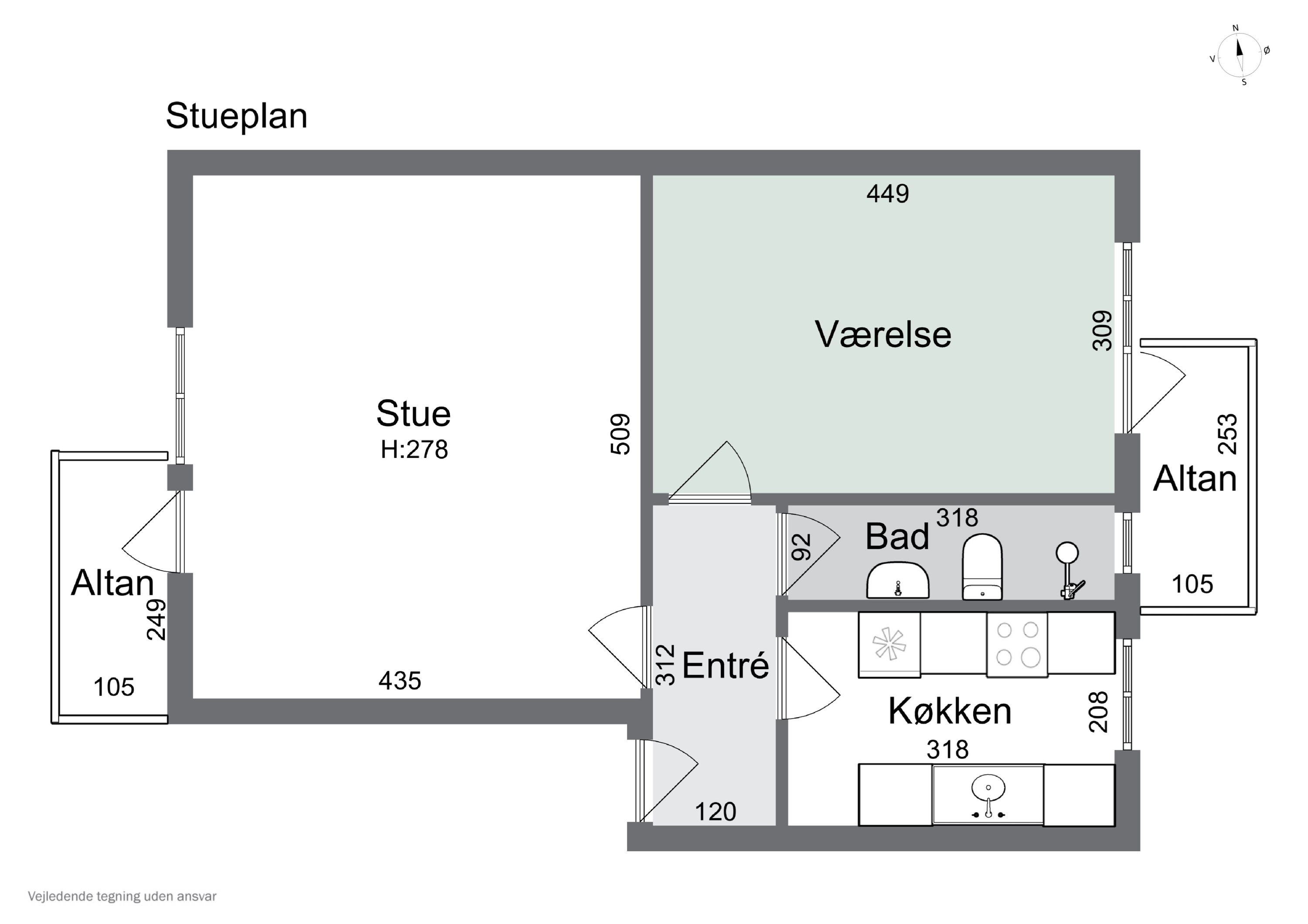 Plantegninger billede af Schacksgade 30, 2. tv., 5000 Odense C